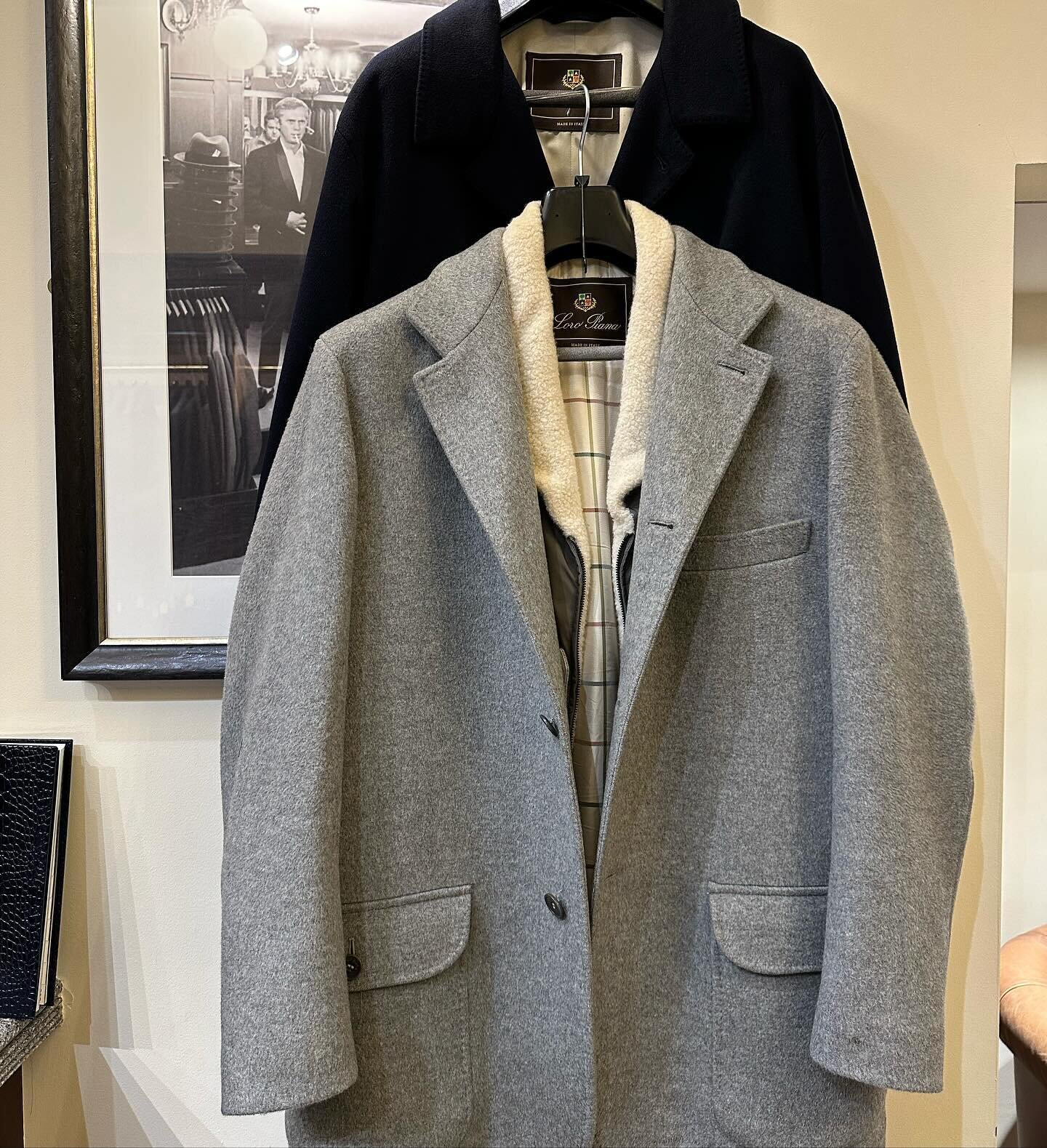 This client has lost a considerable amount of weight over the last few years so we were given the task to fully re-cut and re-style these two beautiful Loro Piana Storm system coats.

The navy cashmere was taken in through the side seams and centre s