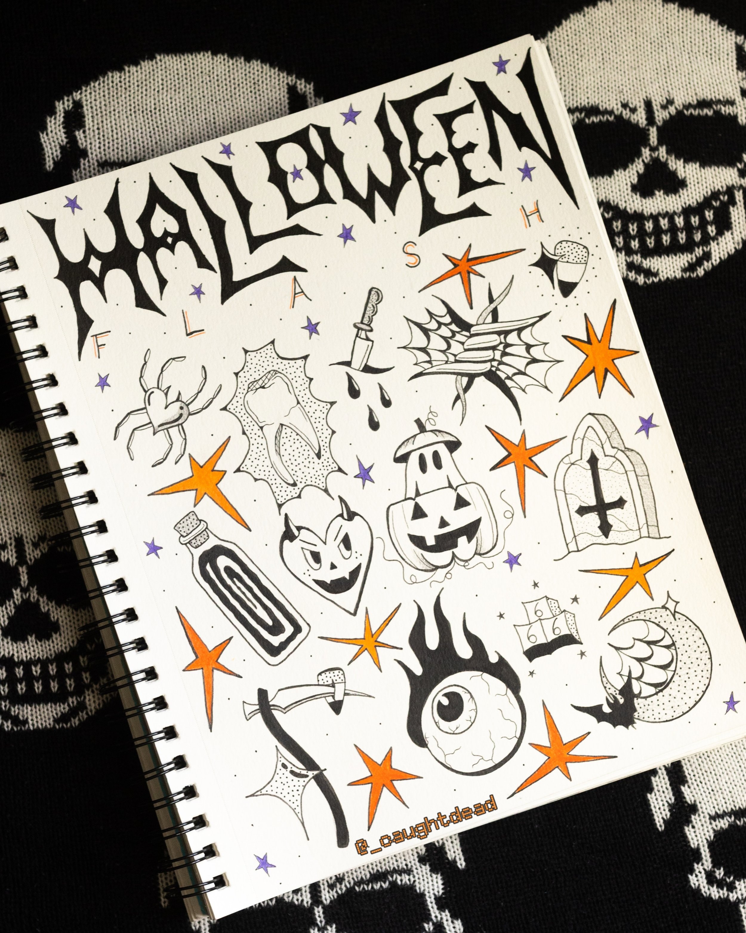 Spooky season is upon us 🎃

Ready to party? 
🗓️viernes 16 de octubre ❗️

📕JUNK JOURNALING con @es.alemarie 

🩸TATUAJES 2 x $150 &iexcl;flashes nuevos! 

🖤POP UP @rarecandycreations 

🪩DJ SET X SERVIPALO

🎃&iexcl;VEN DISFRAZADX! 

Flyer por @ni