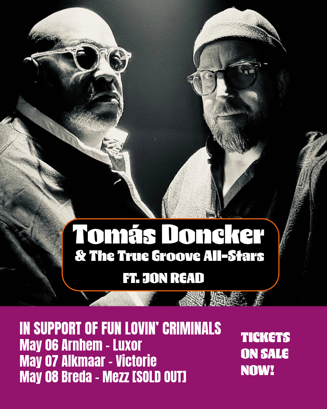 Tour poster for Netherlands