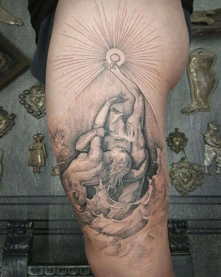 The Grace Of Etching. A Chat With Tattoo Master Marco C. Matarese