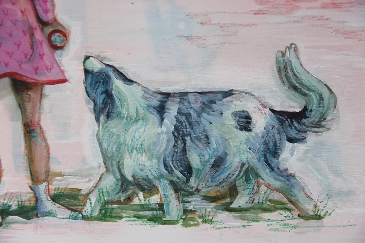 A cow in the backyard (detail), 2026