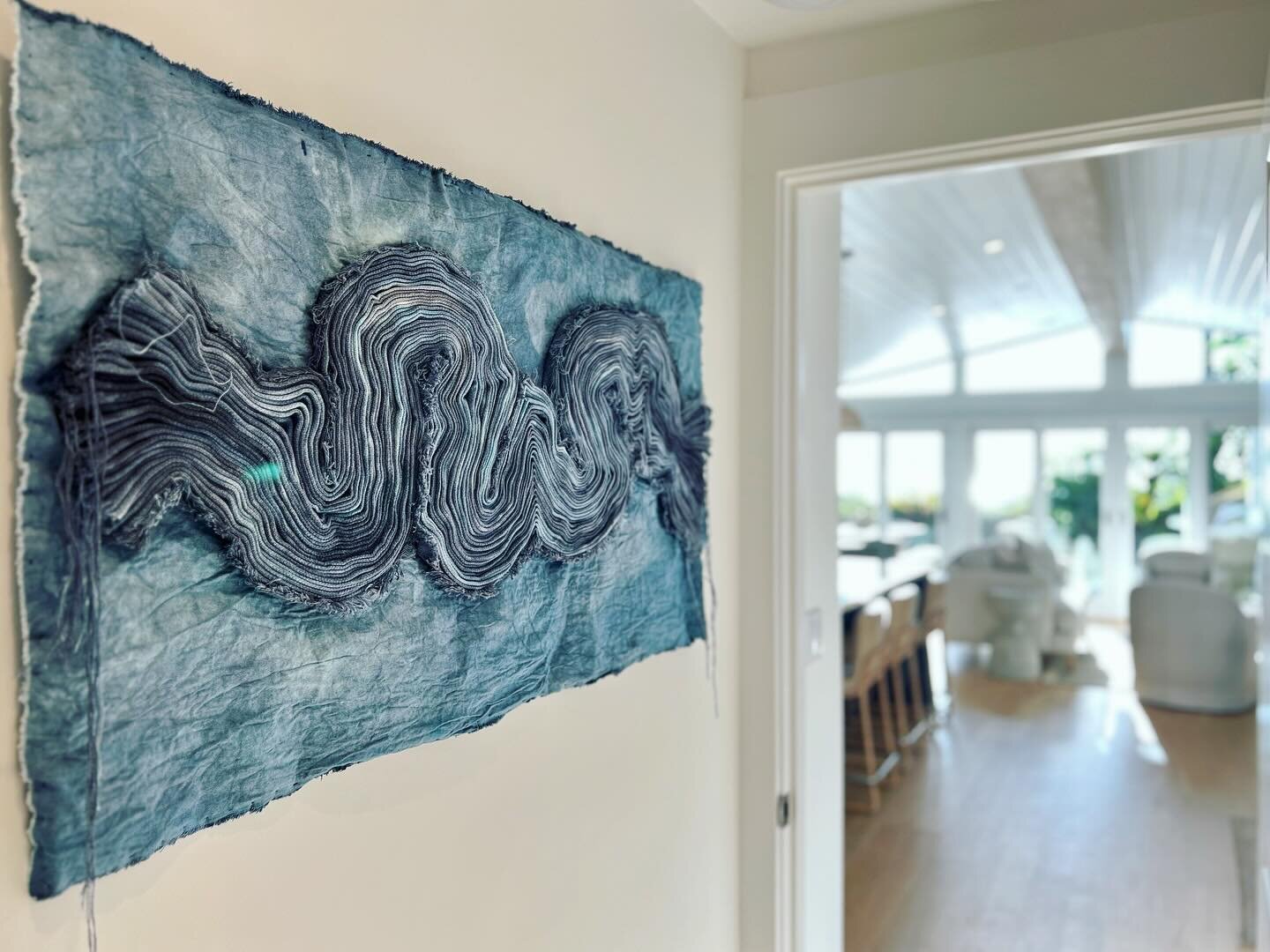Out Of The Blue Collection 2022
Infinite Tide
&bull;
So Grateful to all my lovely clients who find and love my work. Who trust me to create and install in their homes. It&rsquo;s been such a pleasure to work with so many amazing art collectors.  This