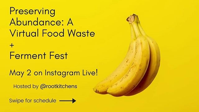This Saturday we have yet another line up of fermenters sharing their craft.  So honored to be added to this line up.  Thank you to @rootkitchens for putting this together.  We will be going live @ 6 but definitely dont miss out on the rest of the da