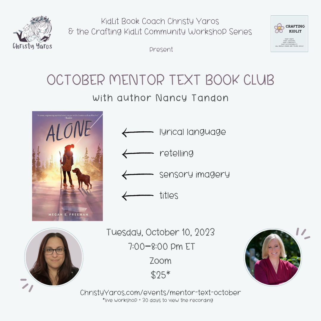 October Mentor Text Book Club | ALONE