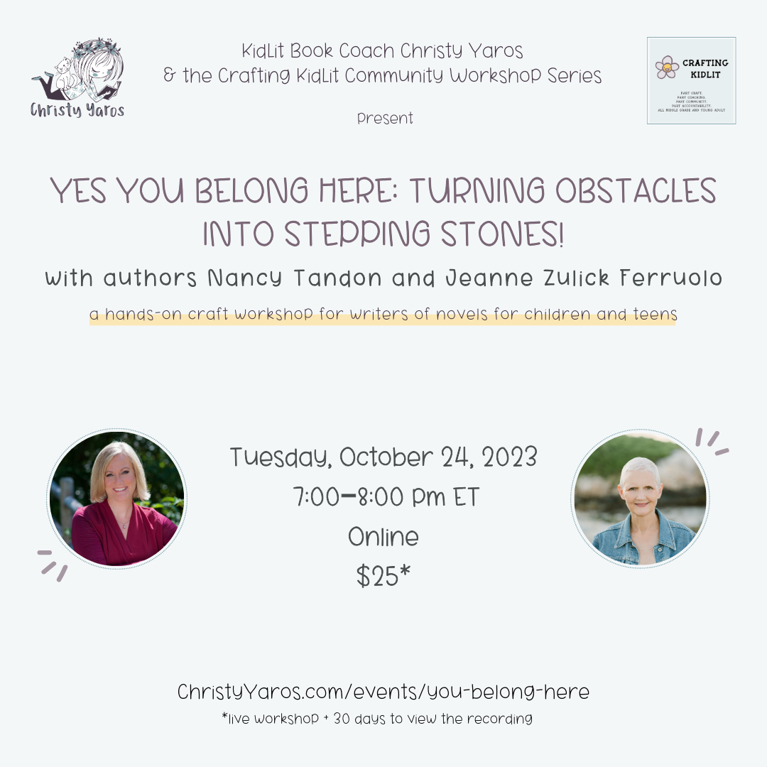 Yes You Belong Here: Turning Obstacles Into Stepping Stones! with Nancy Tandon and Jeanne Zulick Ferruolo