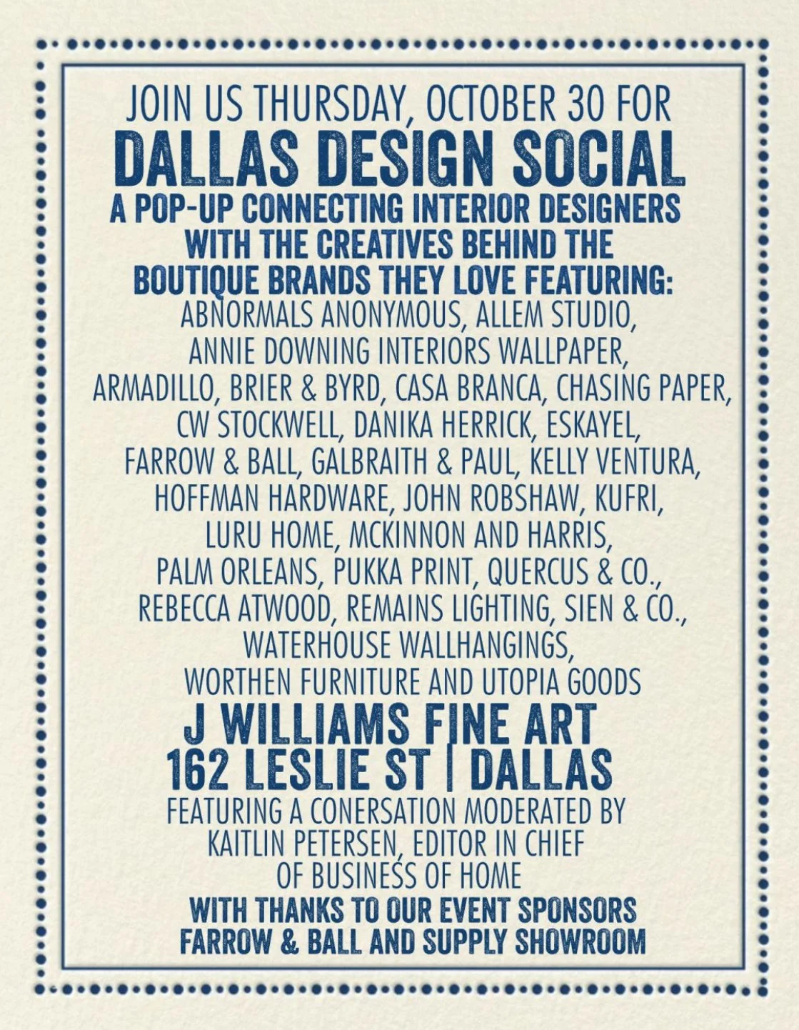 Dallas Design Social