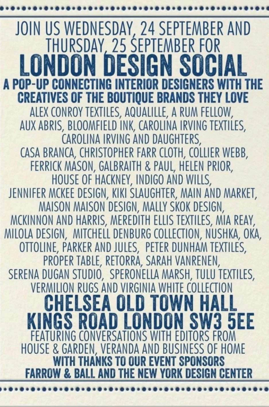 London Design Social
