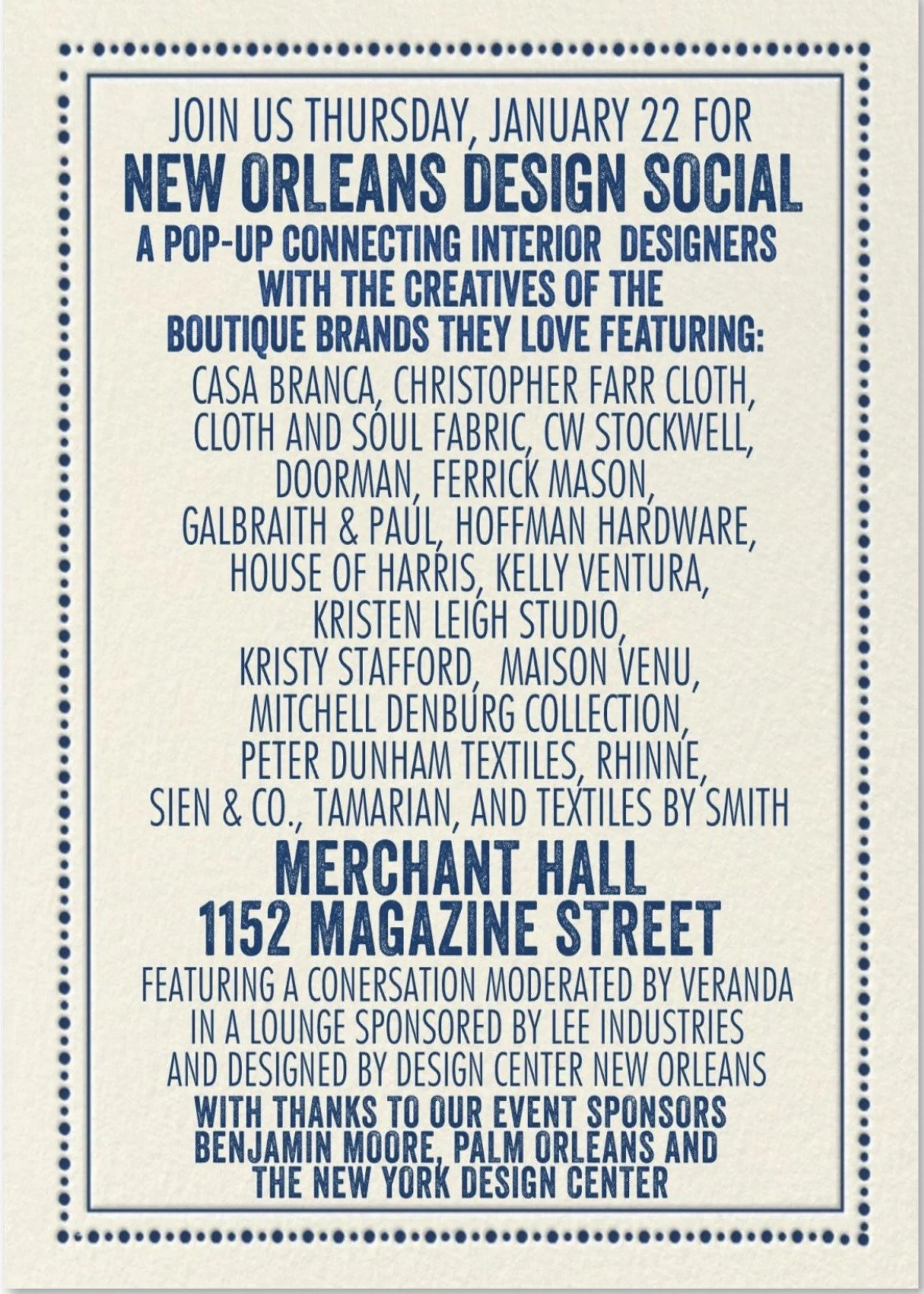 New Orleans Design Social 