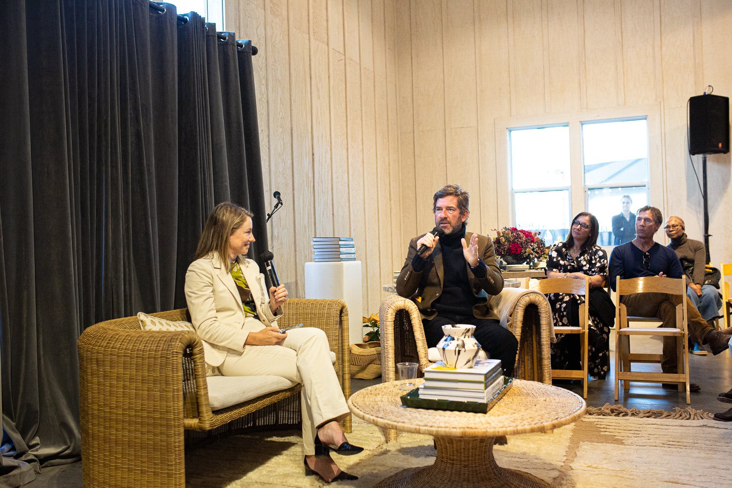Steele Marcoux, Editor in Chief of Veranda in Conversation with Renowned Designer and Author David Netto at Wine Country Design Social