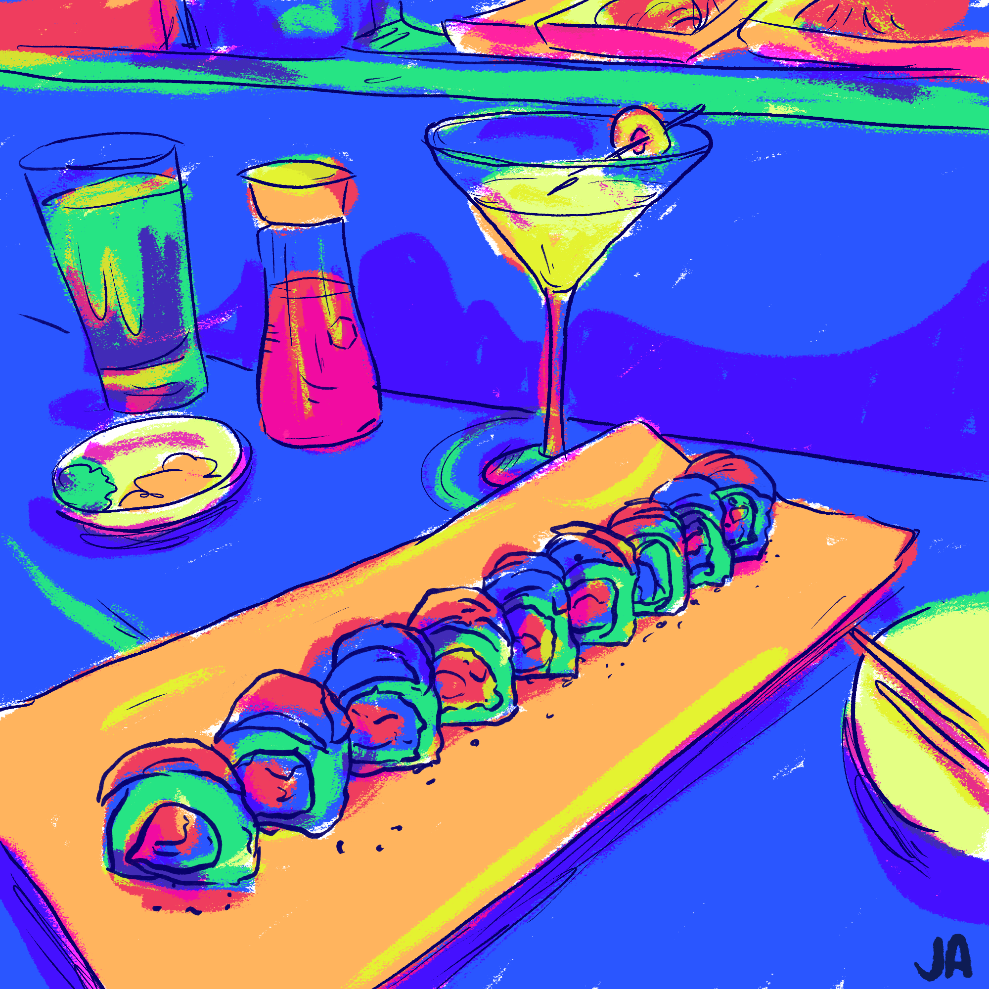 Neon Sushi