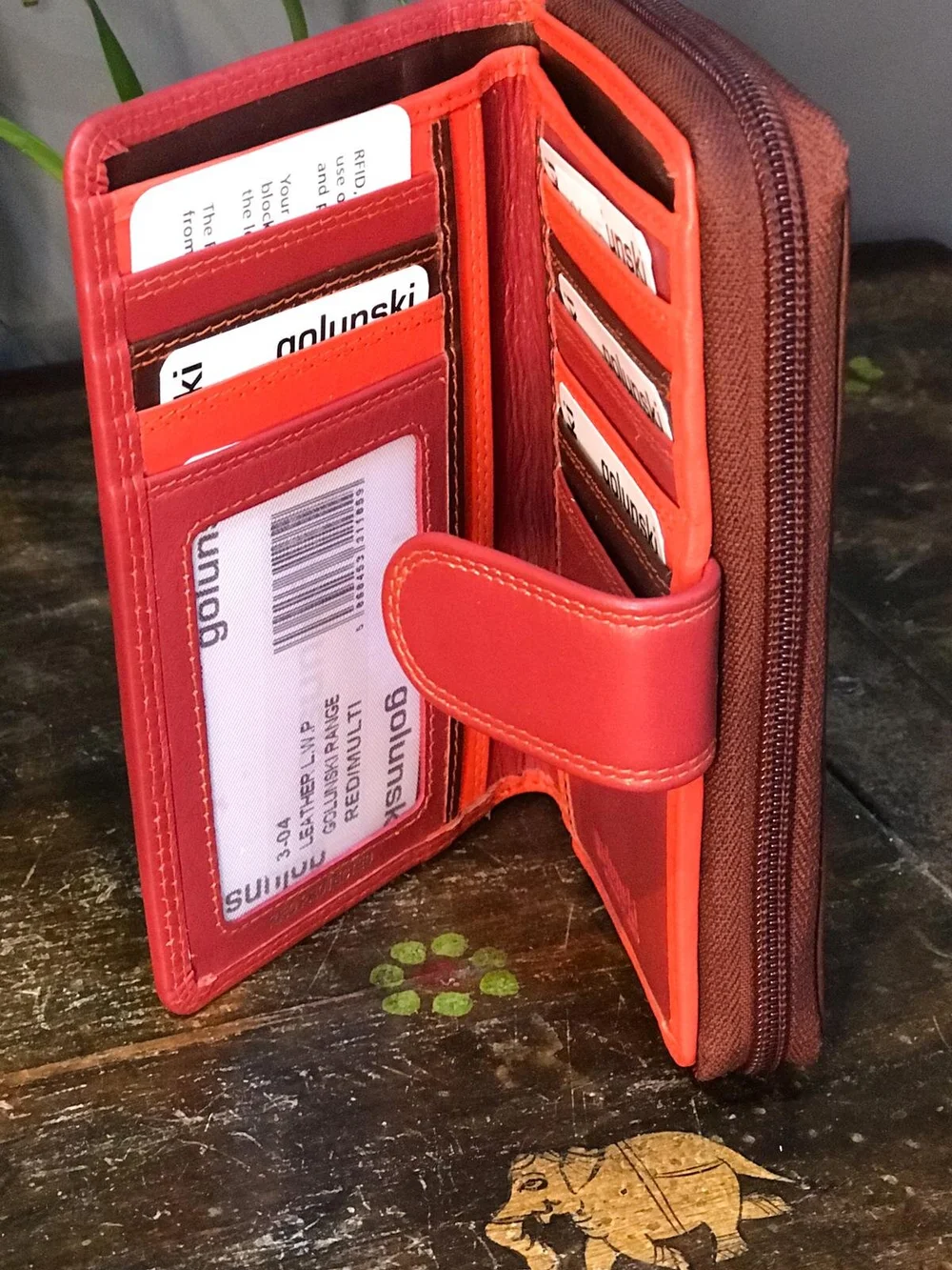 Golunski 3 zip purse new arrivals
