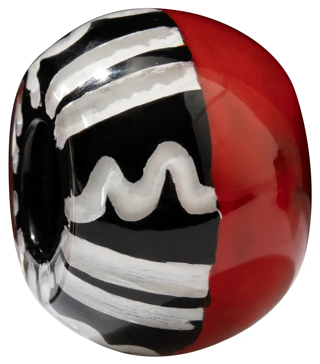 CERAR.  Hand painted resin bead by Zsiska