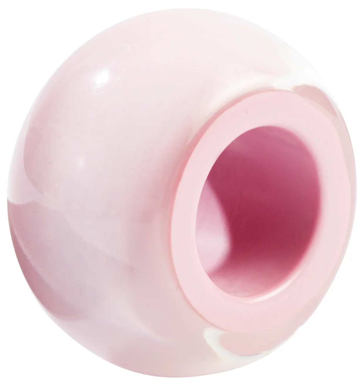 BLPIN.  Pink resin bead by Zsiska