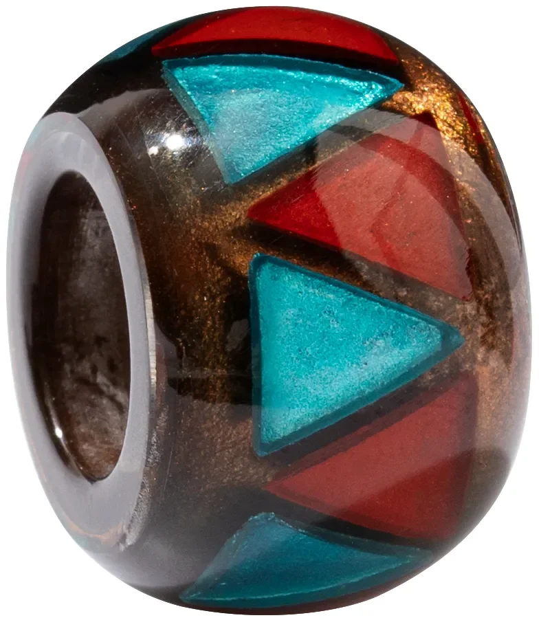 TRITR.  Small resin bead by Zsiska