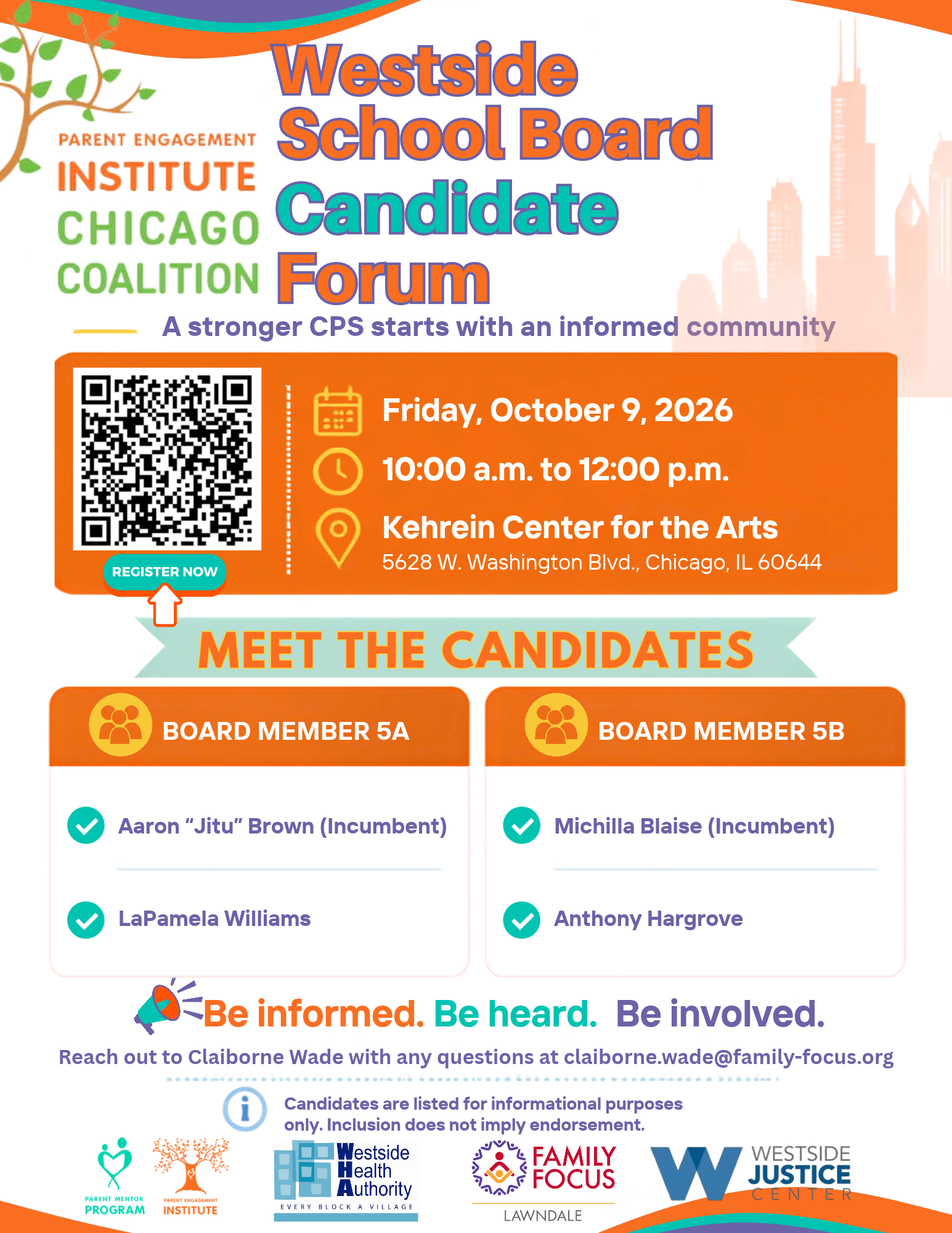Westside District: 5a, 5b Candidate Forum