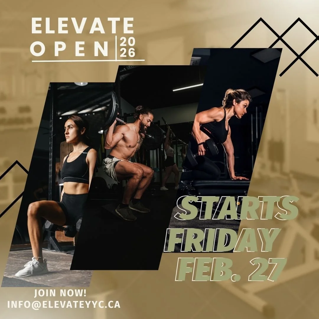 The March Elevate Open starts THIS Friday 🔥
One Month. Challenging workouts. One incredible community.

Whether you&rsquo;re here to compete, hit a new PR, or just test your grit &mdash; this is your time. All levels welcome. Let&rsquo;s throw down,