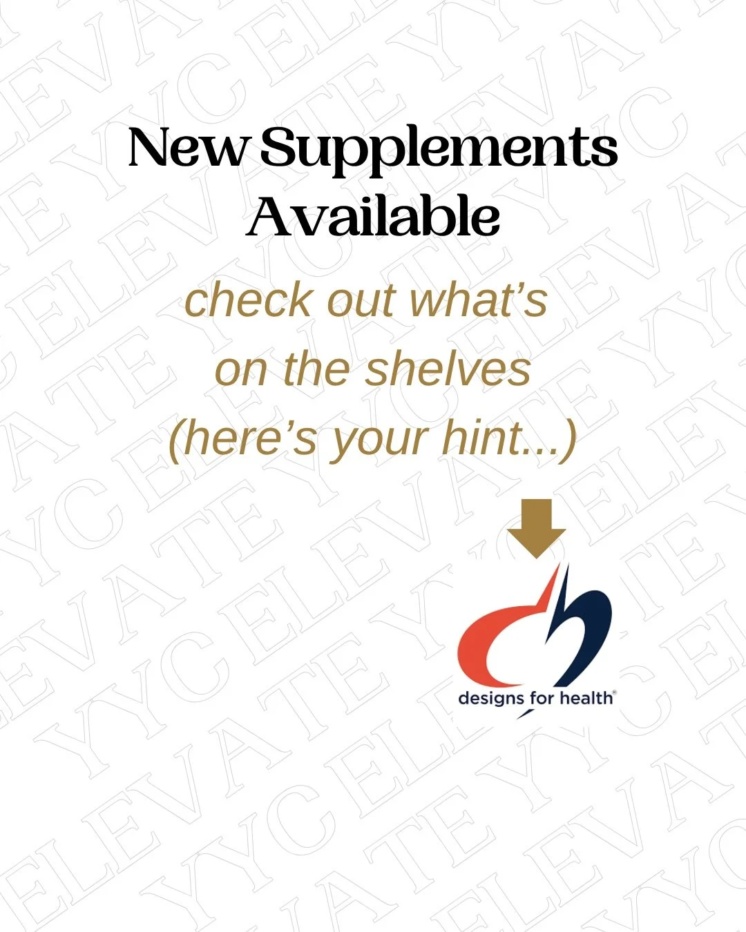 N E W  P R O D U C T S // We now have Designs for Health Creatine and PurePaleo Protein powder available through @elevate_functional_health for purchase at the front desk.  If you want to learn more about the benefits of creatine, come to the clinic&