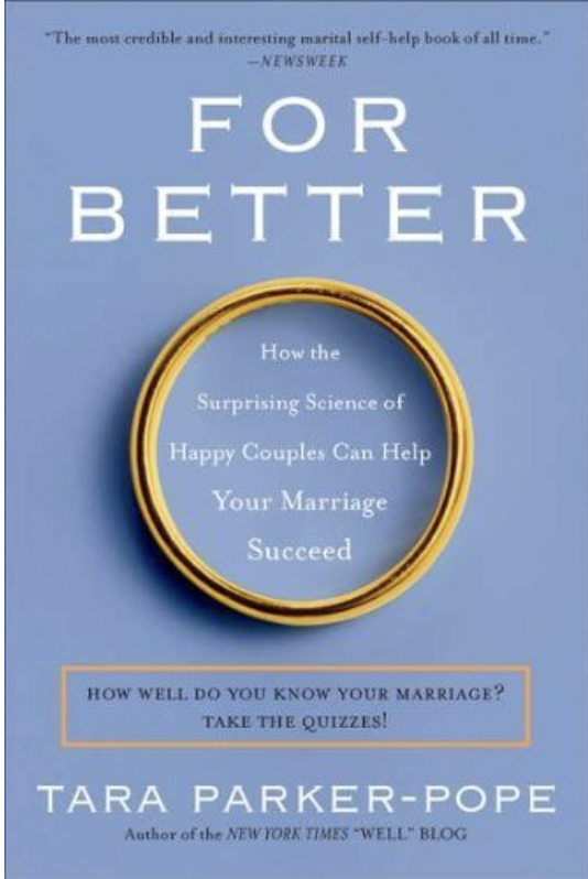 A blue book cover with a gold wedding band