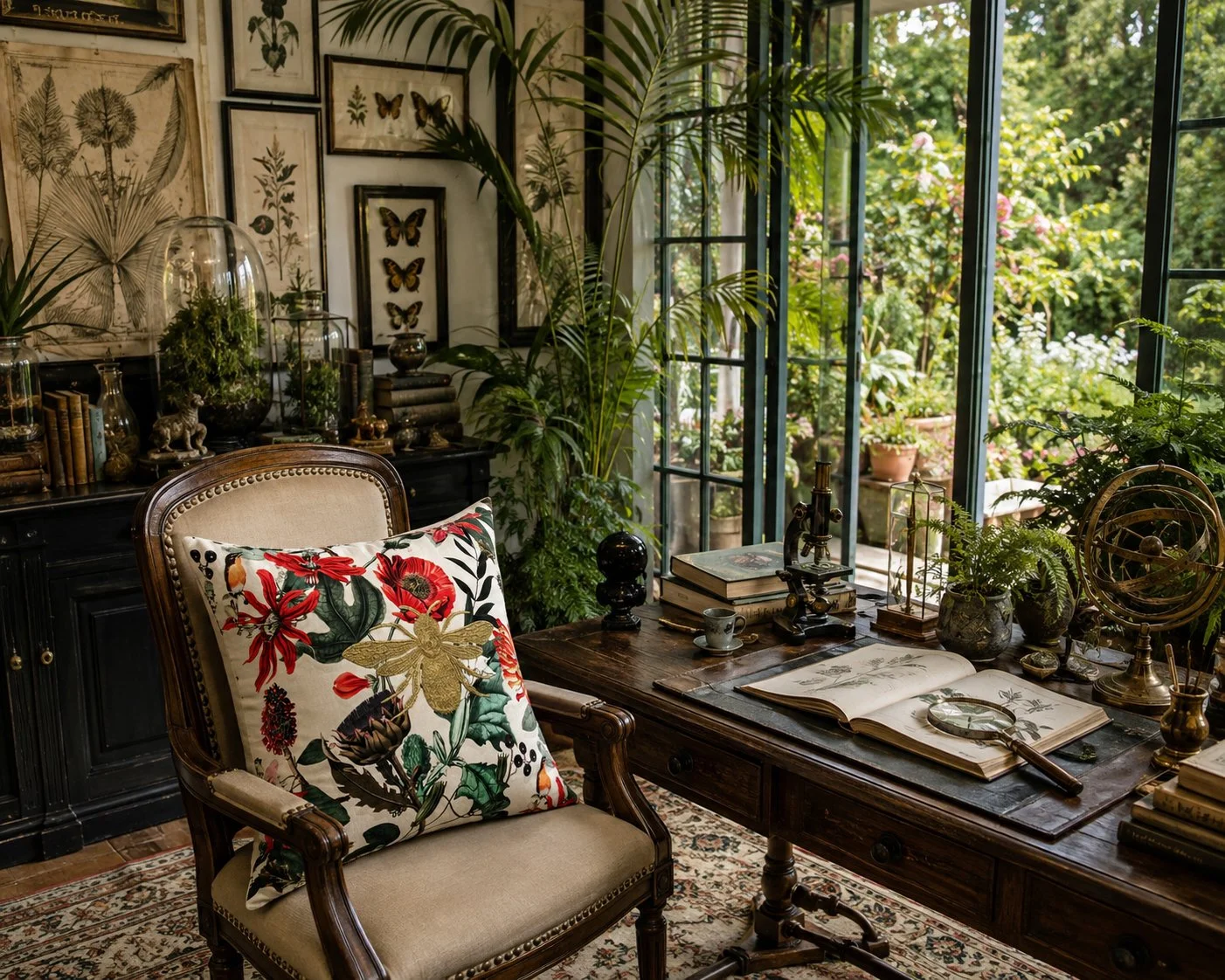 Charleston Gardens Queen Bee Pillow Lifestyle Shot.jpg