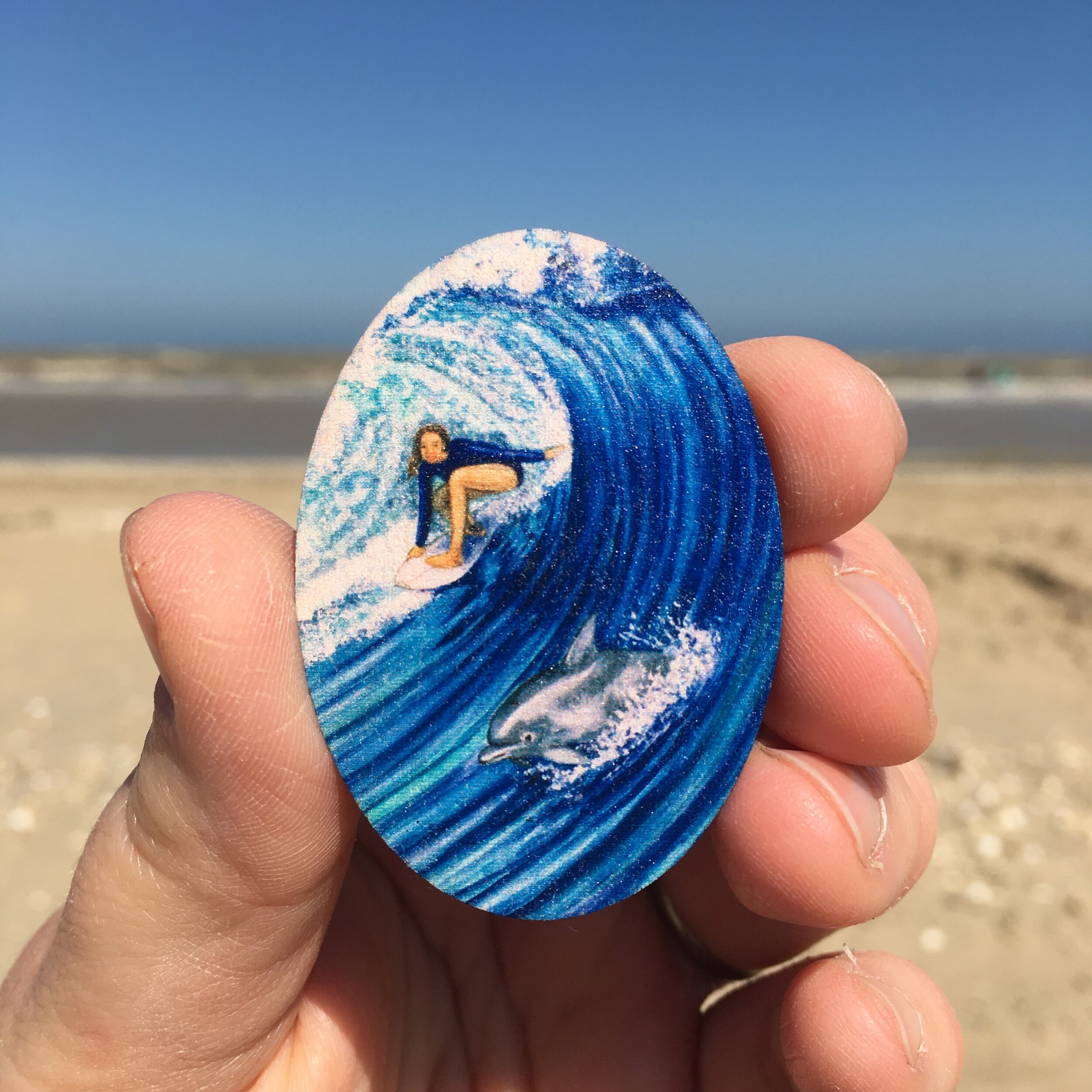 Surf Pin Badges