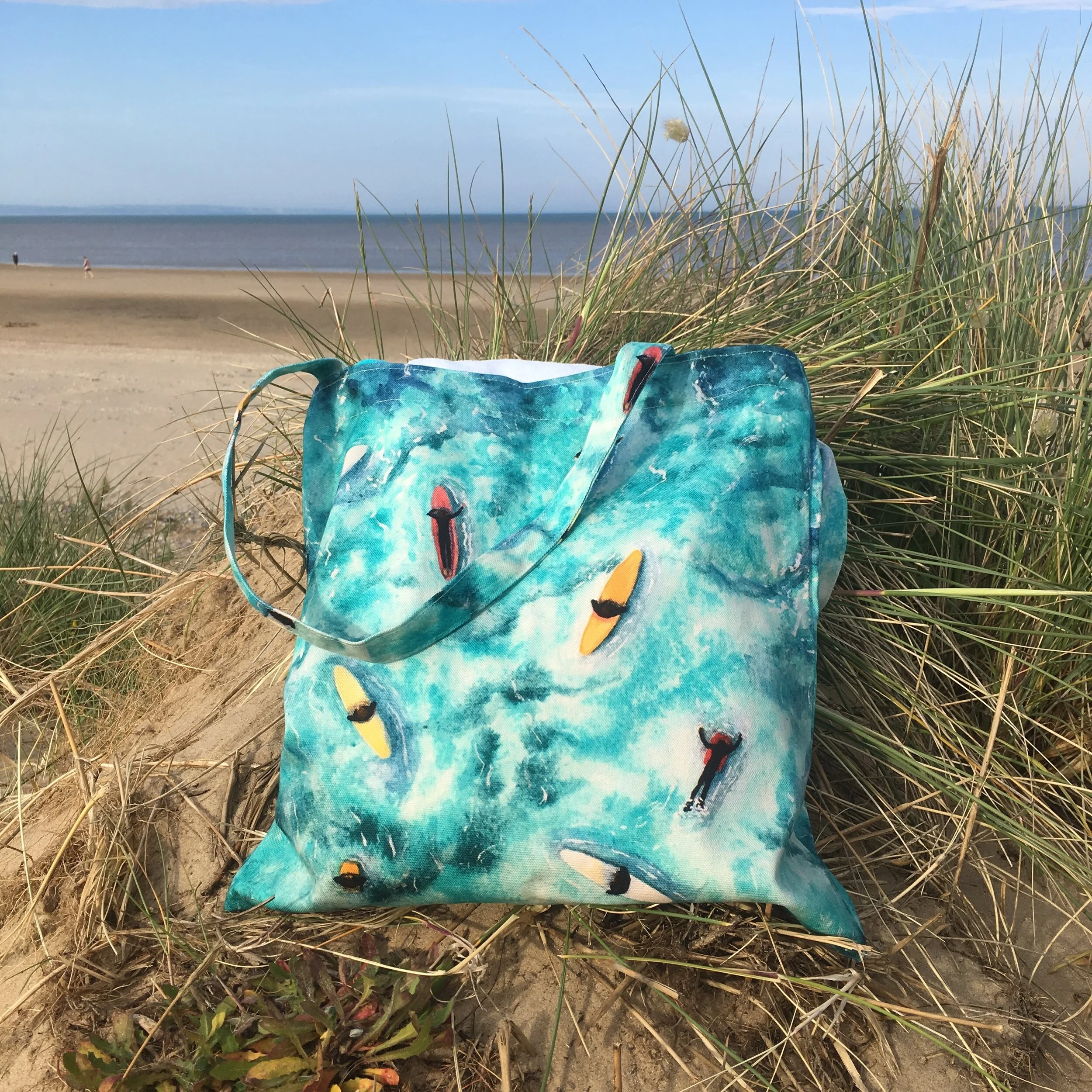 Aerial Seascape Paintings to Coastal Tote Bags &amp; Tea Towels
