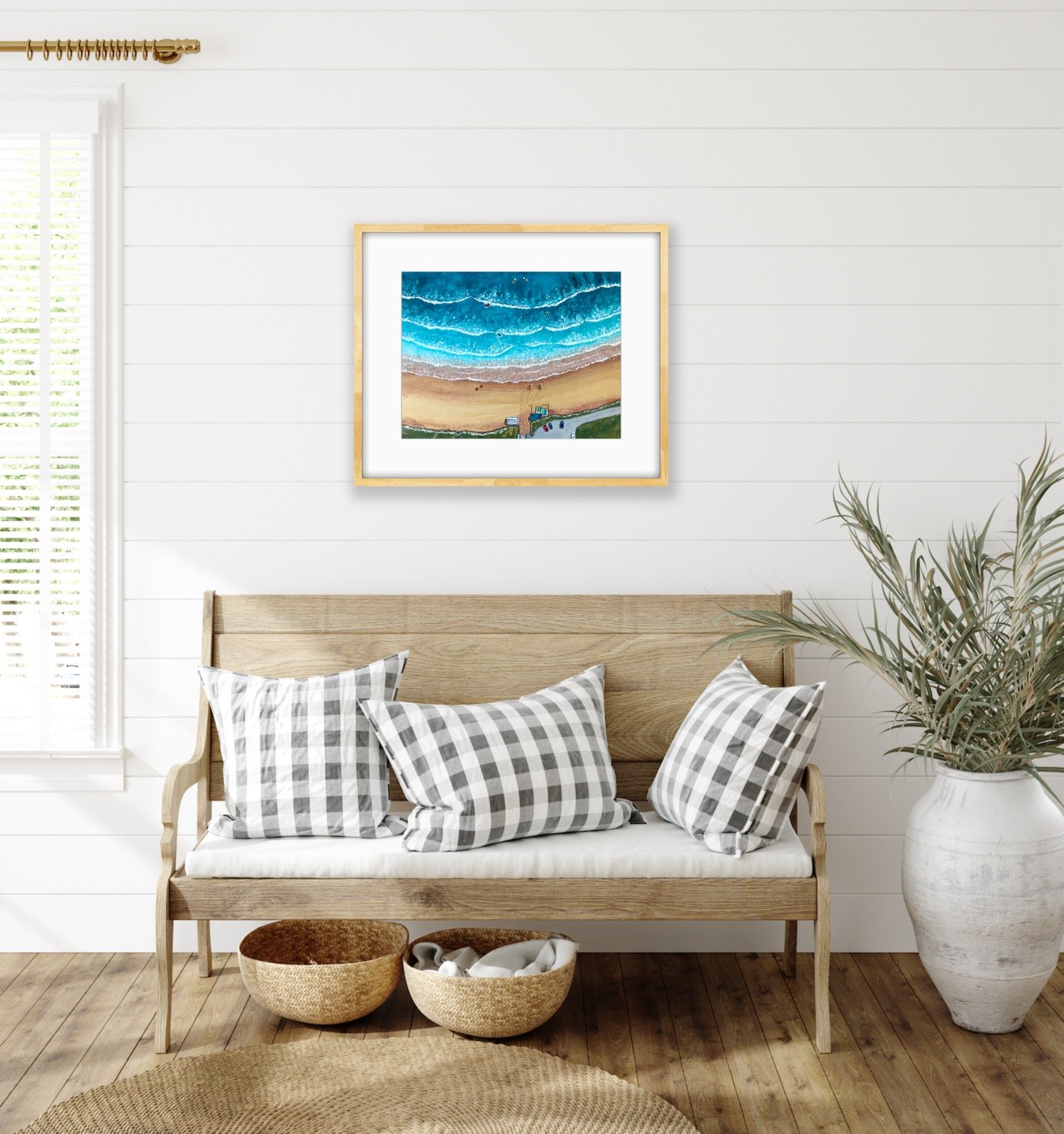 Morning Surf at Joss Bay by Joy Clifton, Limited Edition Print, Surf Print, Ocean Art