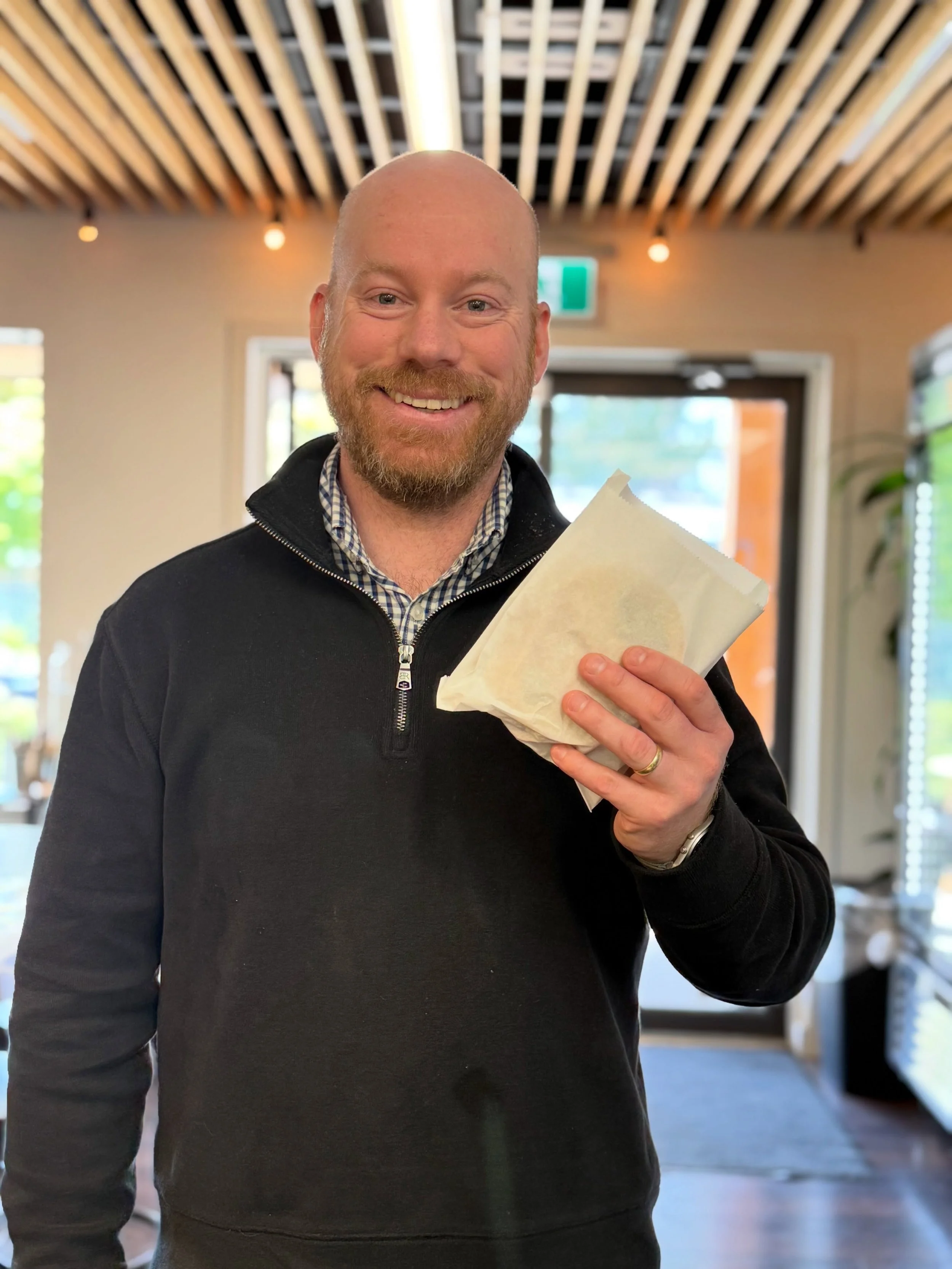 ✨ Meet the people we nourish 💚

this is David! 

David loves our paninis! Why? Simply because it&rsquo;s made fresh, no preservatives, real ingredients, hits the right spot in his tummy and his heart! 

Simple, nourishing flavours on the go! Remembe