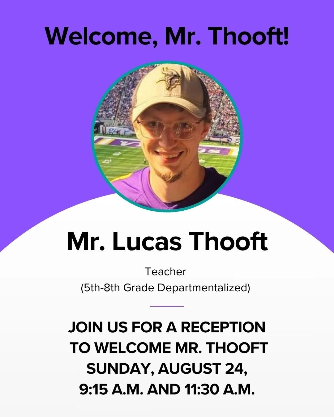 WELCOME FOR MR. THOOFT