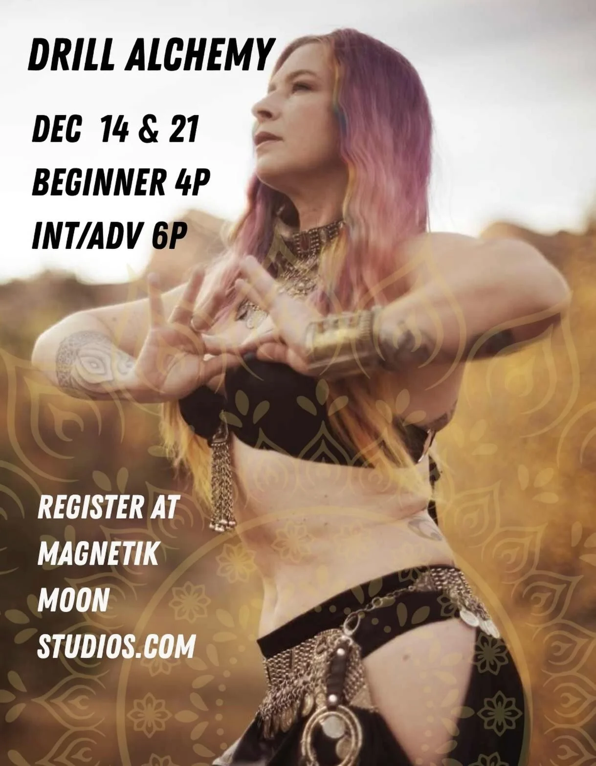Join me for fusion belly dance drills! Learn new ways to blend movements while strengthening technique ✨
Link in bio
#magnetikmoonstudios #magnetikmoon #fusionbellydance #empower #create #inspire #moveyourbody #danceismedicine #fullbodyritual