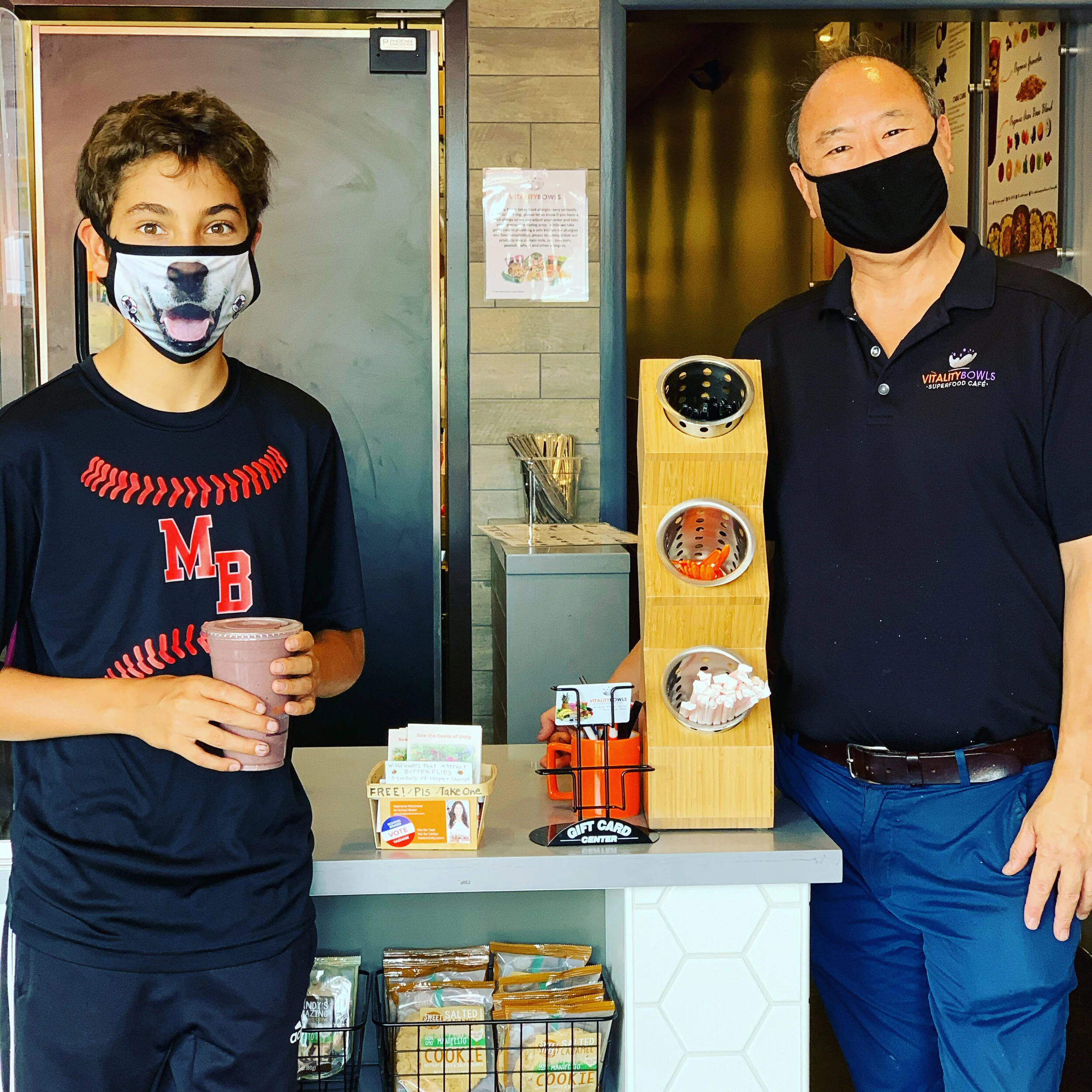 Vitality Bowl in Marin City giving out free Unity Seeds!