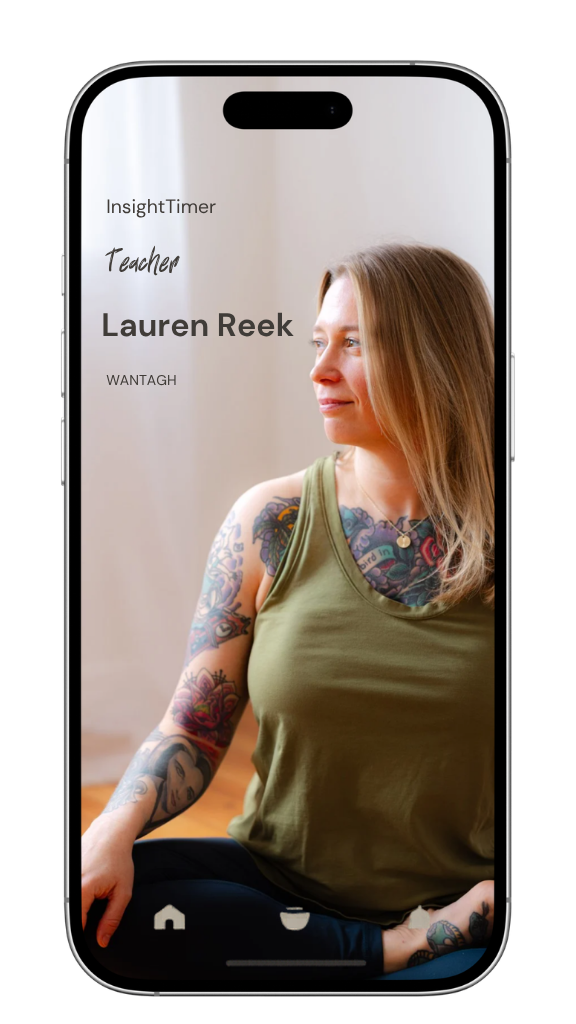 Lauren Reek yoga and meditation teacher on Insight Timer Long Island guided meditations