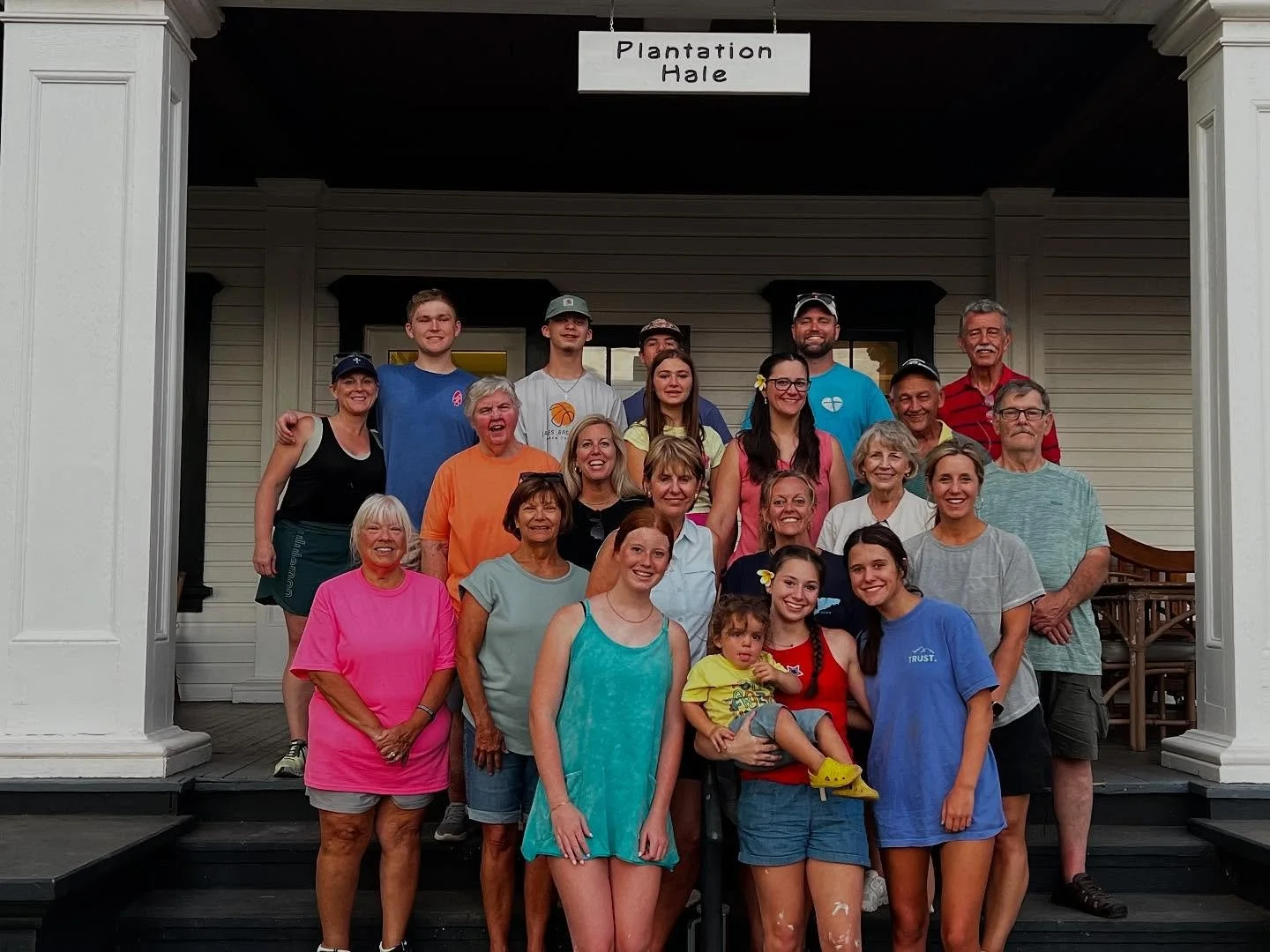 A mission group from FBC Covington (Tennessee) came out to help with a VBS at the Chapel at Hickam as well as helped us completed a couple of projects here at Pu’u Kahea! They painted the tent floor and outdoor bathroom floor and stairs (we rep