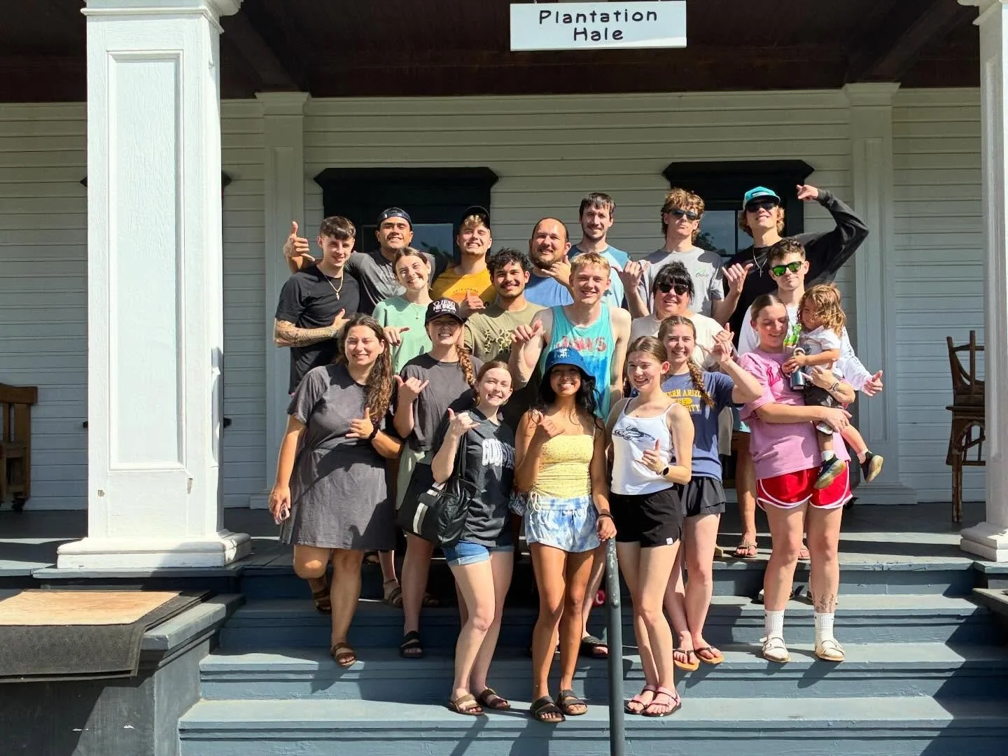 We had the pleasure of having the Challenge AU and UH BCM serve here at PKCC! They did a bunch of landscaping, mowing, weed eating, and clearing out tree branches from our shed. Such a blessing especially after the weeks of rain we&rsquo;ve had!