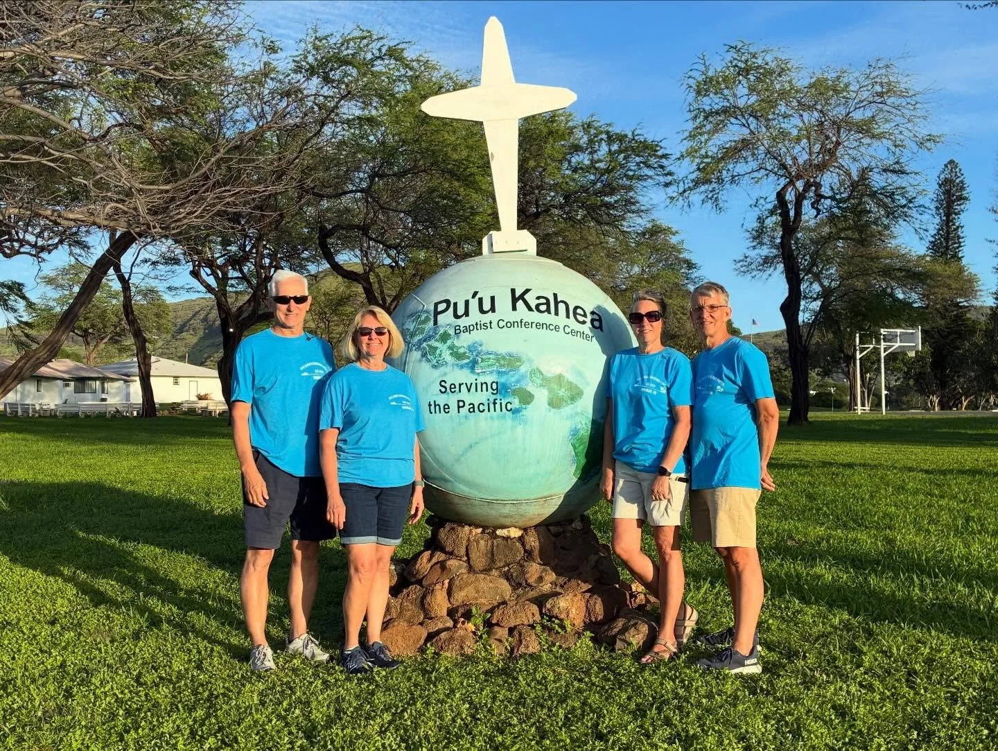 Thankful for the Nichols and Wilson&rsquo;s for coming out to serve with us at Pu&rsquo;u Kahea again! They are our orange shirt crew and happens to always come when we have big mission groups doing landscaping so they get wrangled into MANY landscap