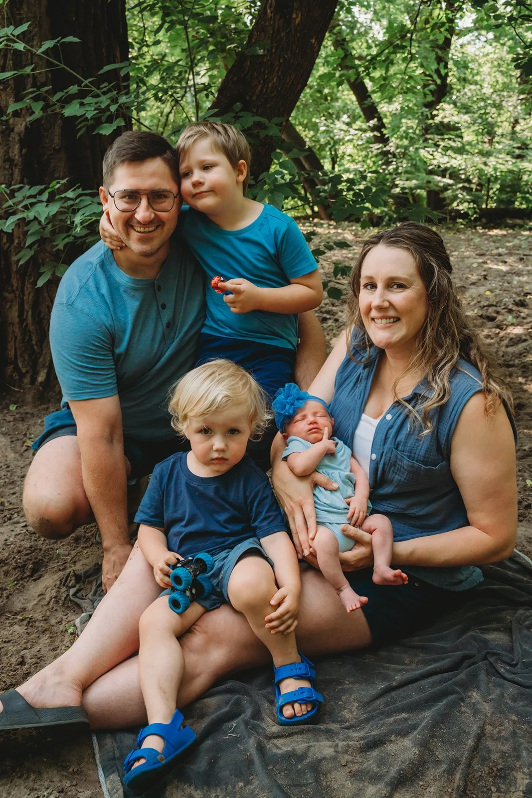 Family Session at the Dog Park