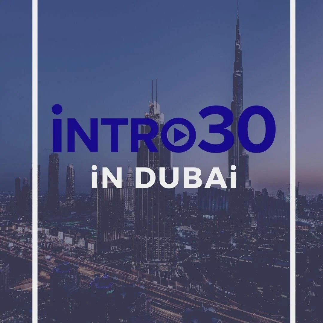 Going global! Welcome to Intro30 Dubai! Be Seen, Be Heard, Be Hired. #dubai #uae #intro30 #videoresume @intro30 intro30.com