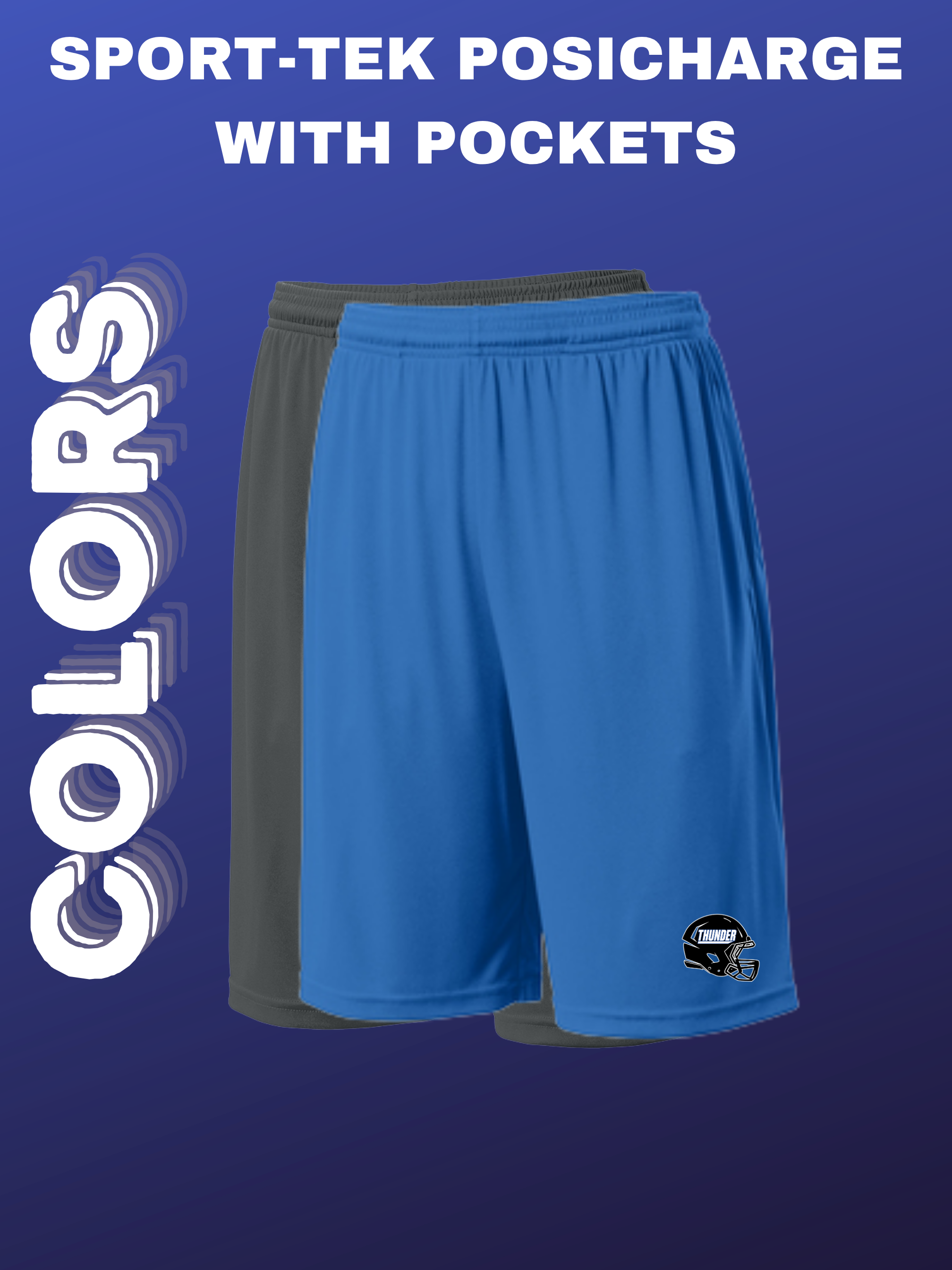 LPGE 5/6 Football Sport-Tek PosiCharge Competitor Pocketed Short