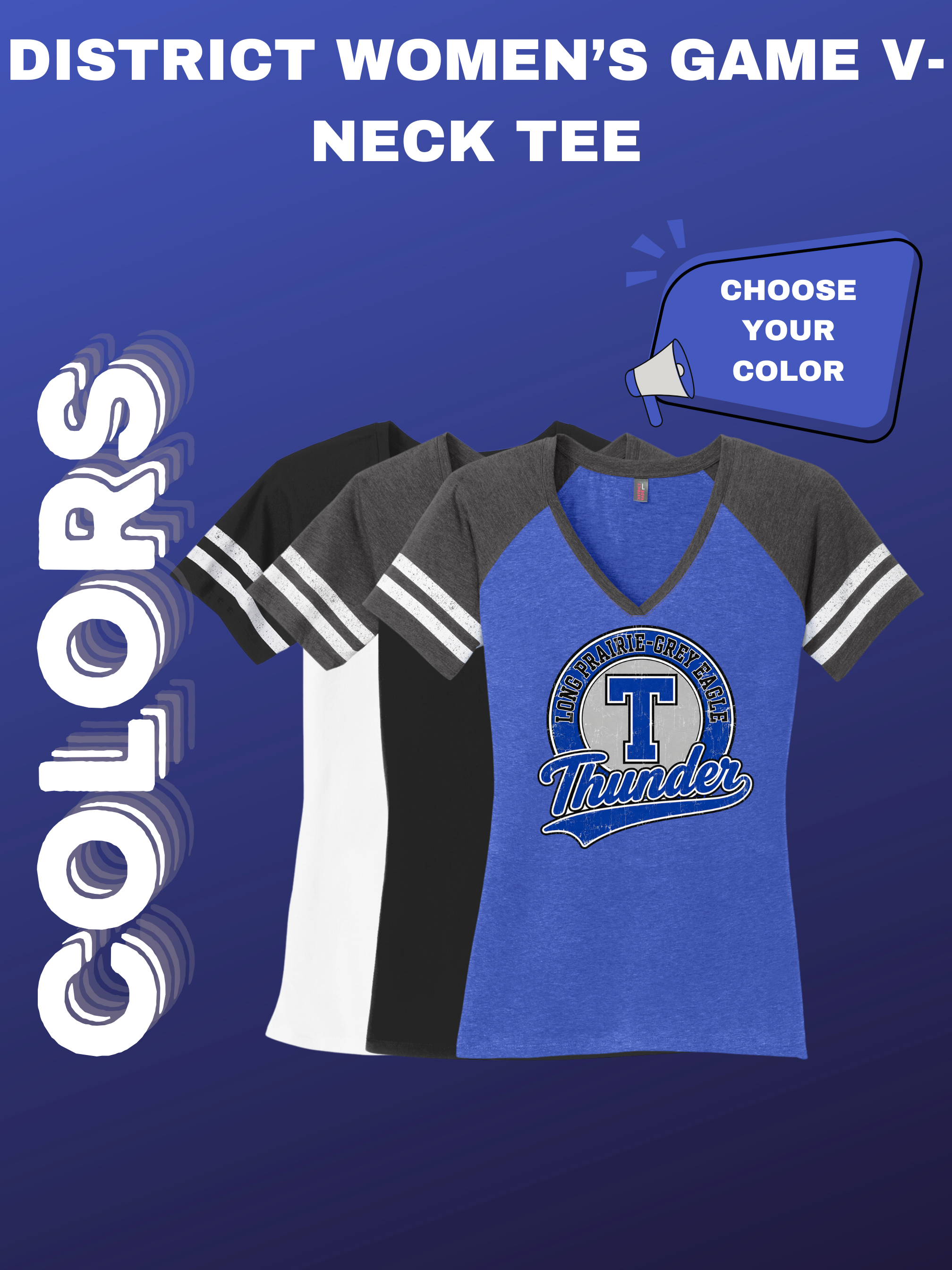 District ® Women’s Game V-Neck Tee