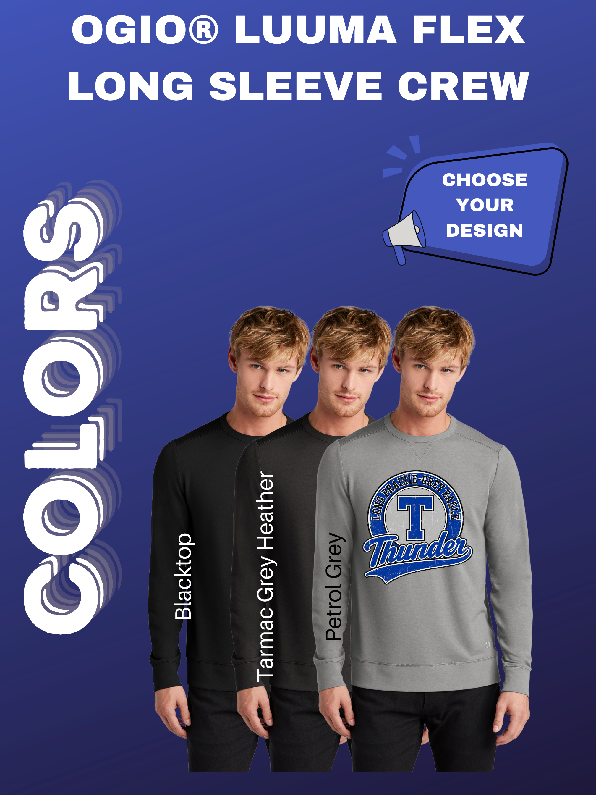 OGIO® Luuma Flex Long Sleeve Crew