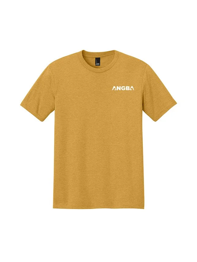 Tees DM130_Ochre Yellow Heather_Flat_Front White.jpg