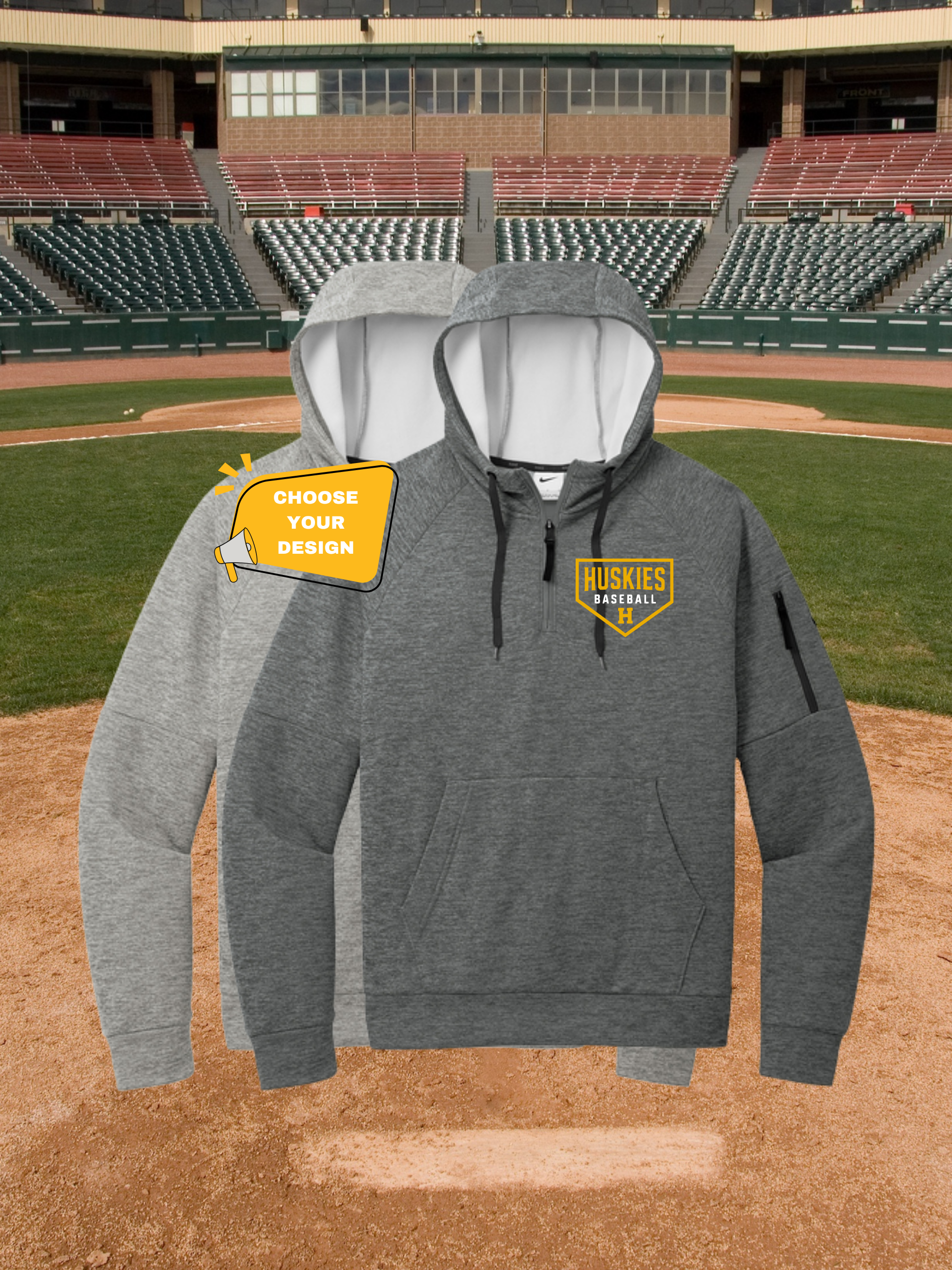 Nike Therma-FIT Pocket 1/4 Zip Fleece Hoodie