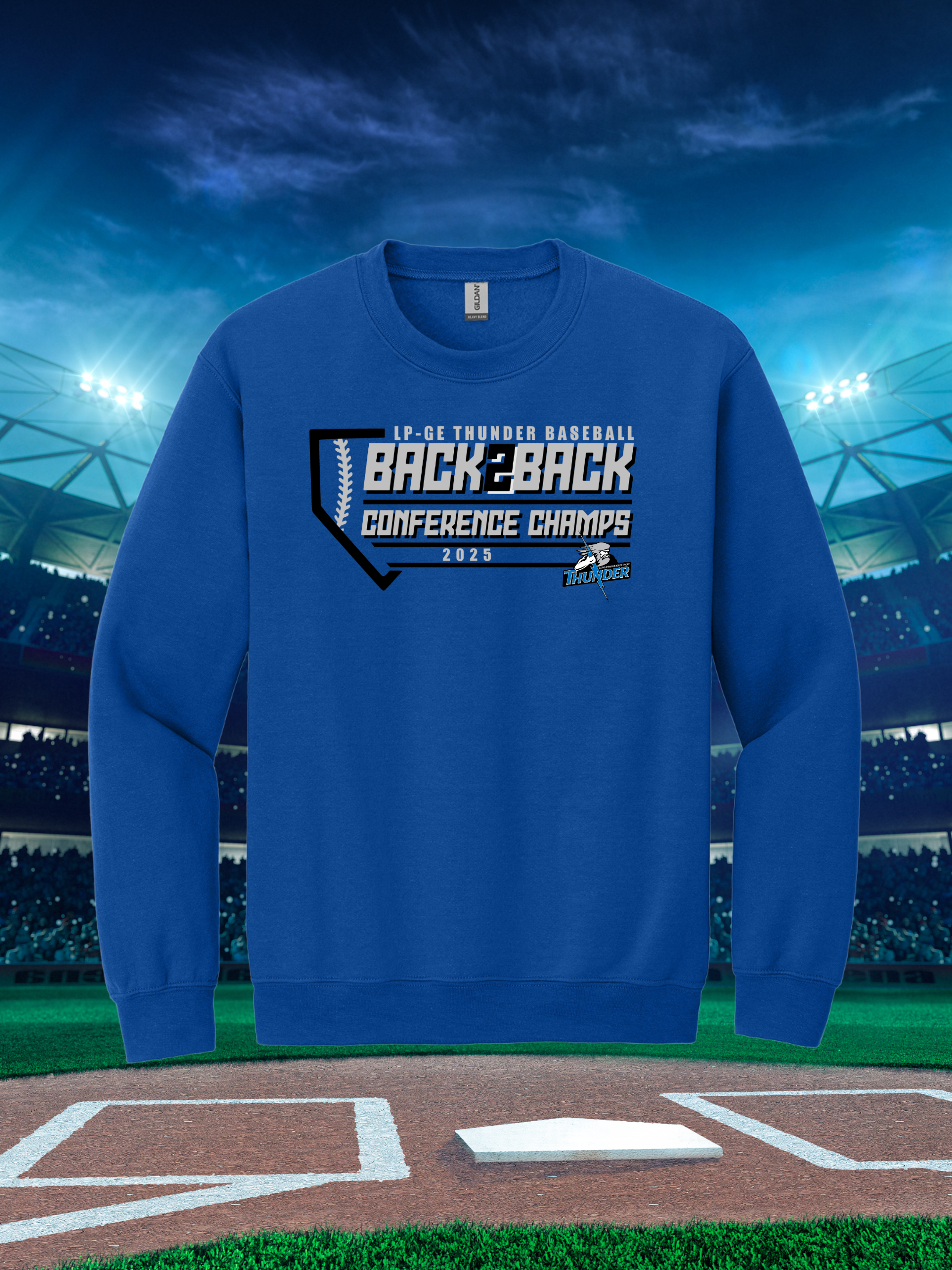 2025 LPGE Basball Gildan 50/50 Crewneck