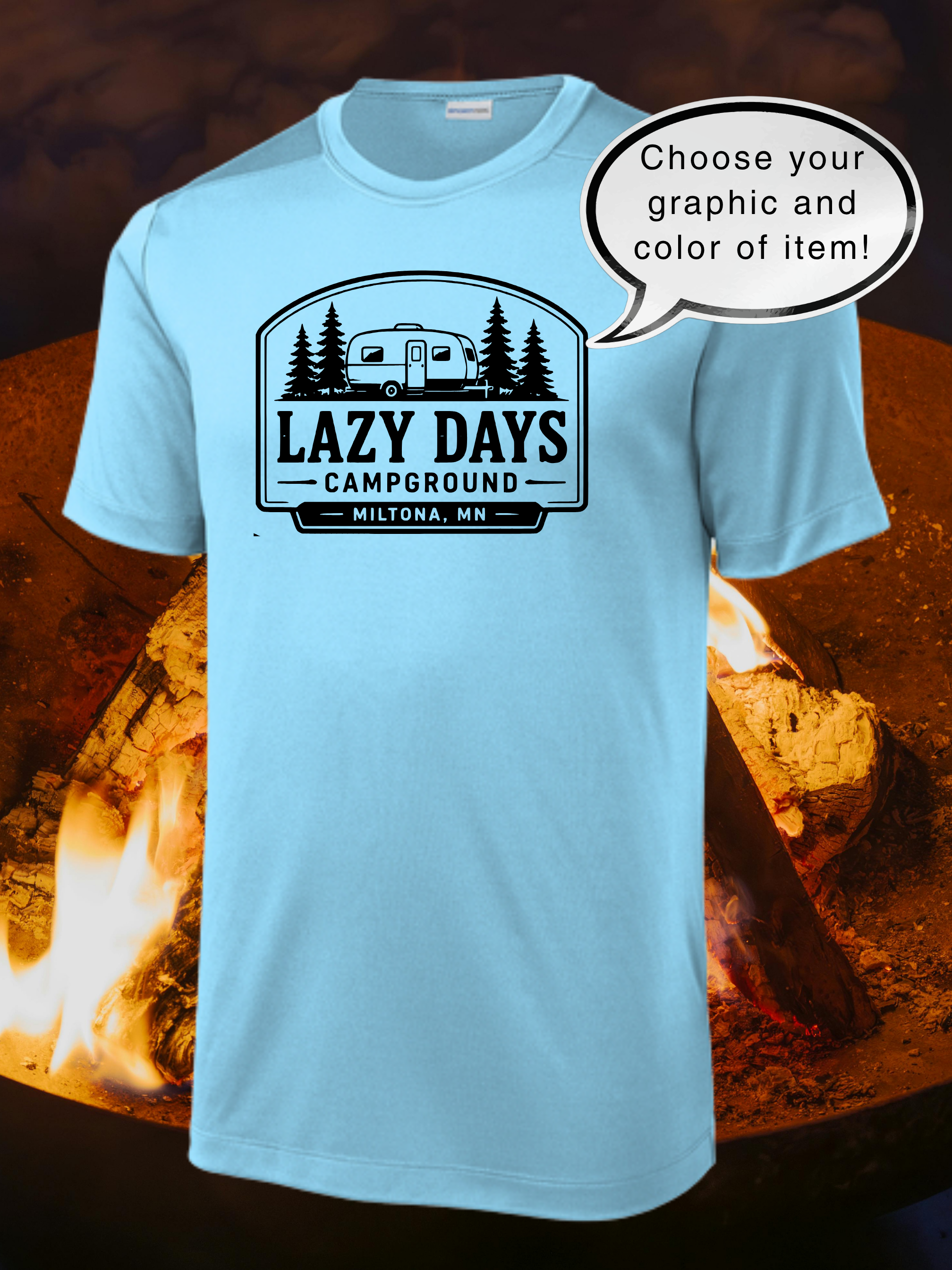 Lazy Days Campground Sport-tek Posi-UV Pro Tee