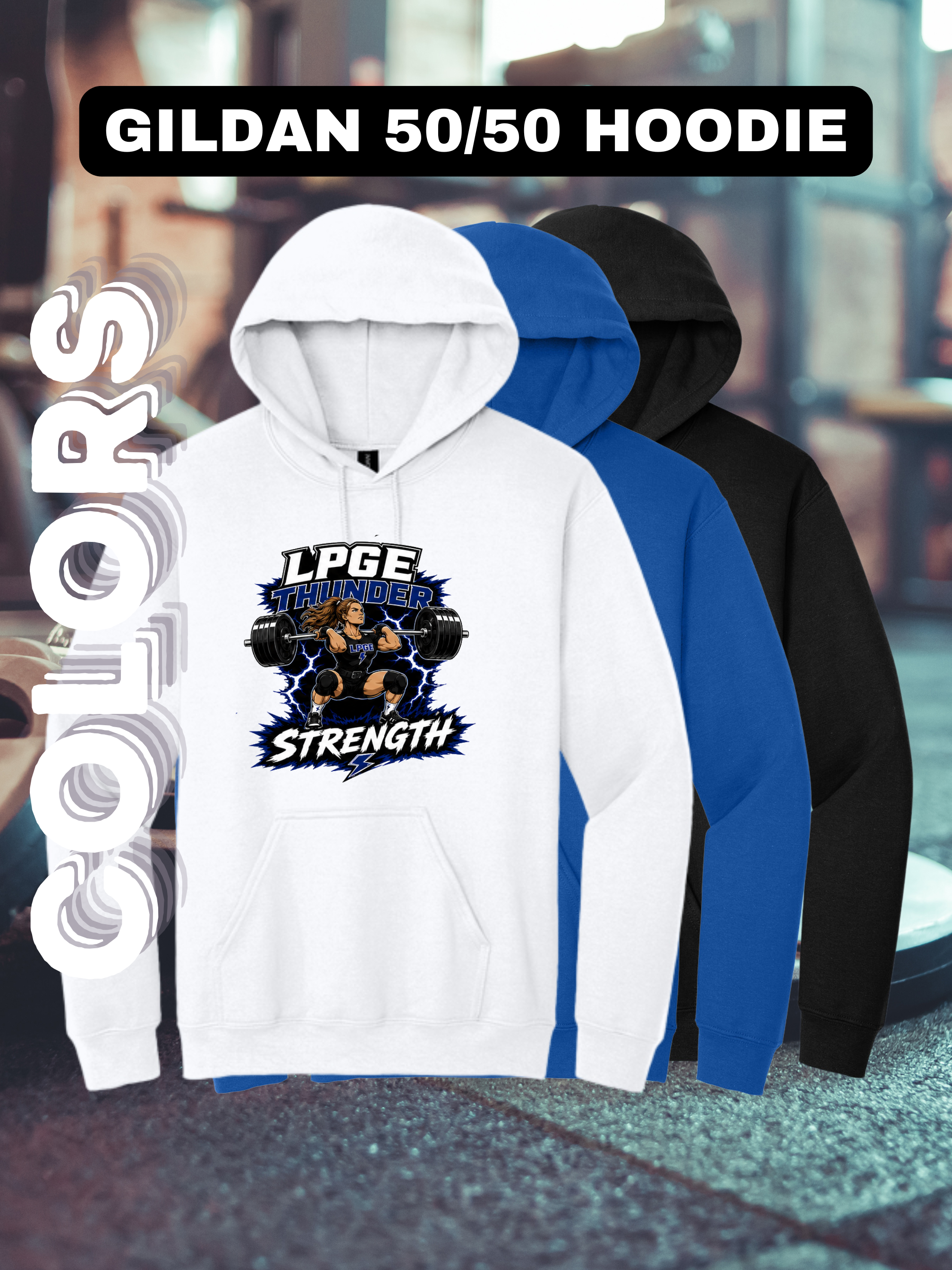 Thunder Strength Gildan 50/50 Hoodie