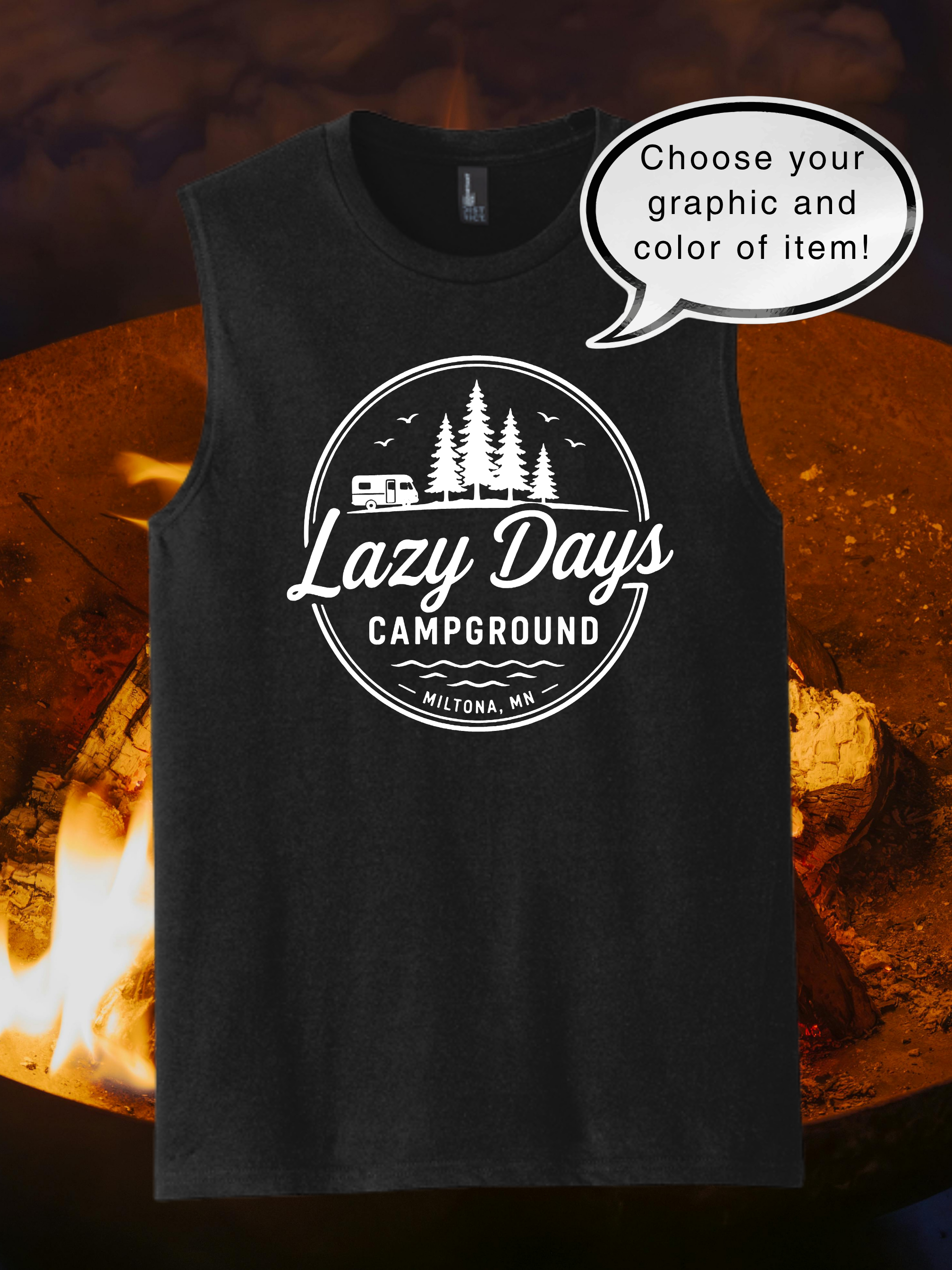 Lazy Days Campground District® V.I.T.™ Muscle Tank