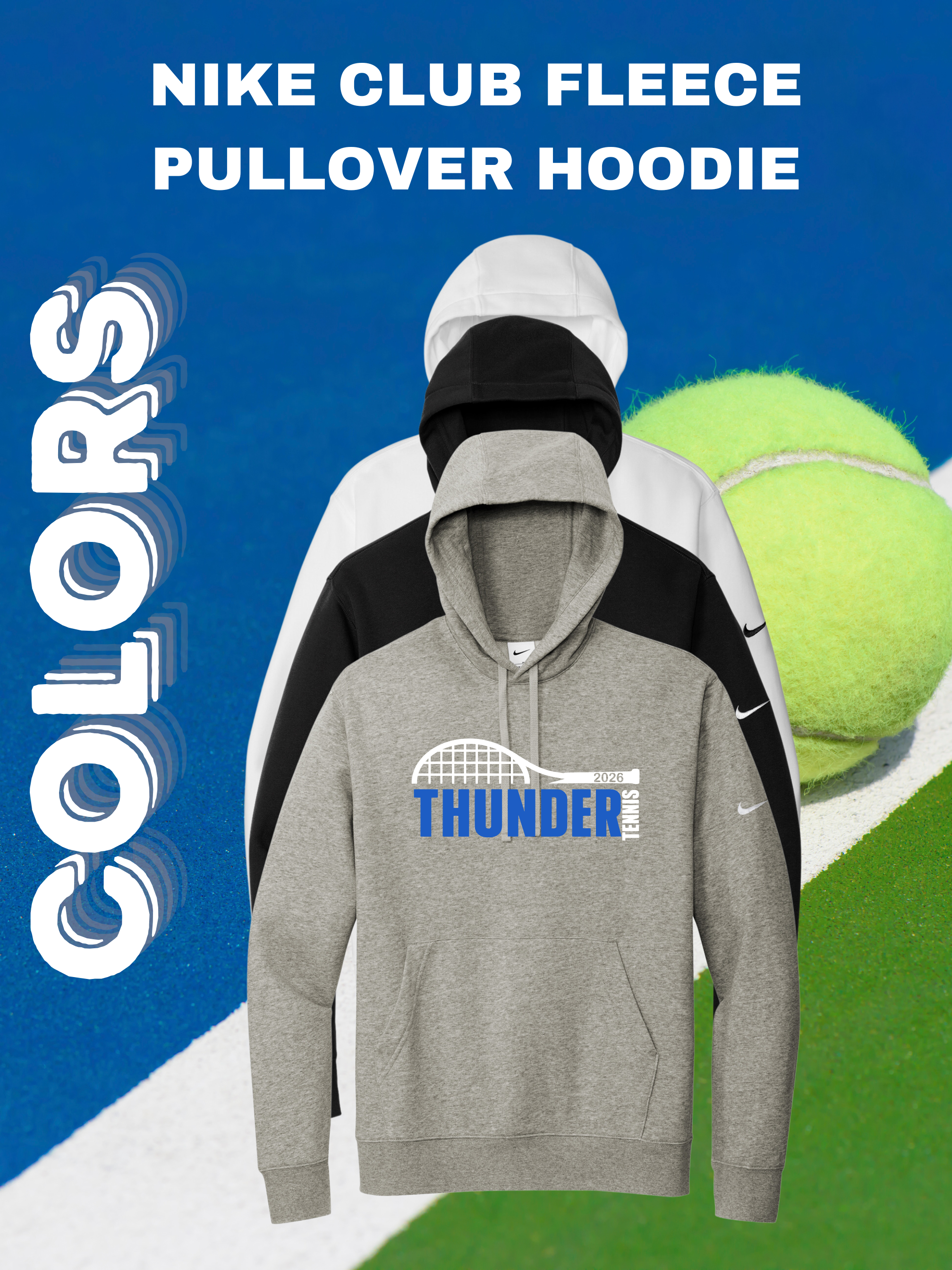 Tennis Nike Hooded Sweatshirt
