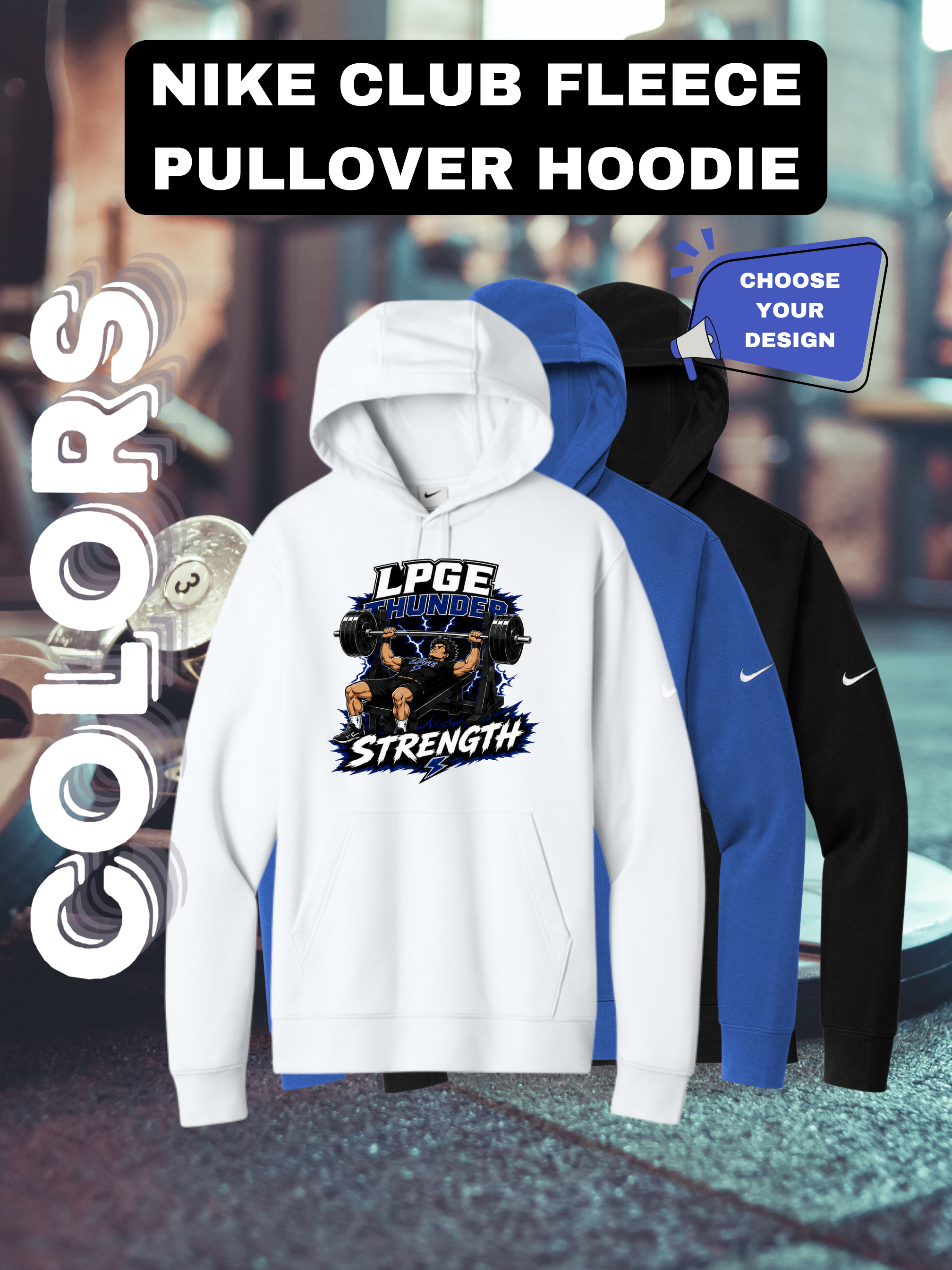 Thunder Strength Nike Hooded Sweatshirt