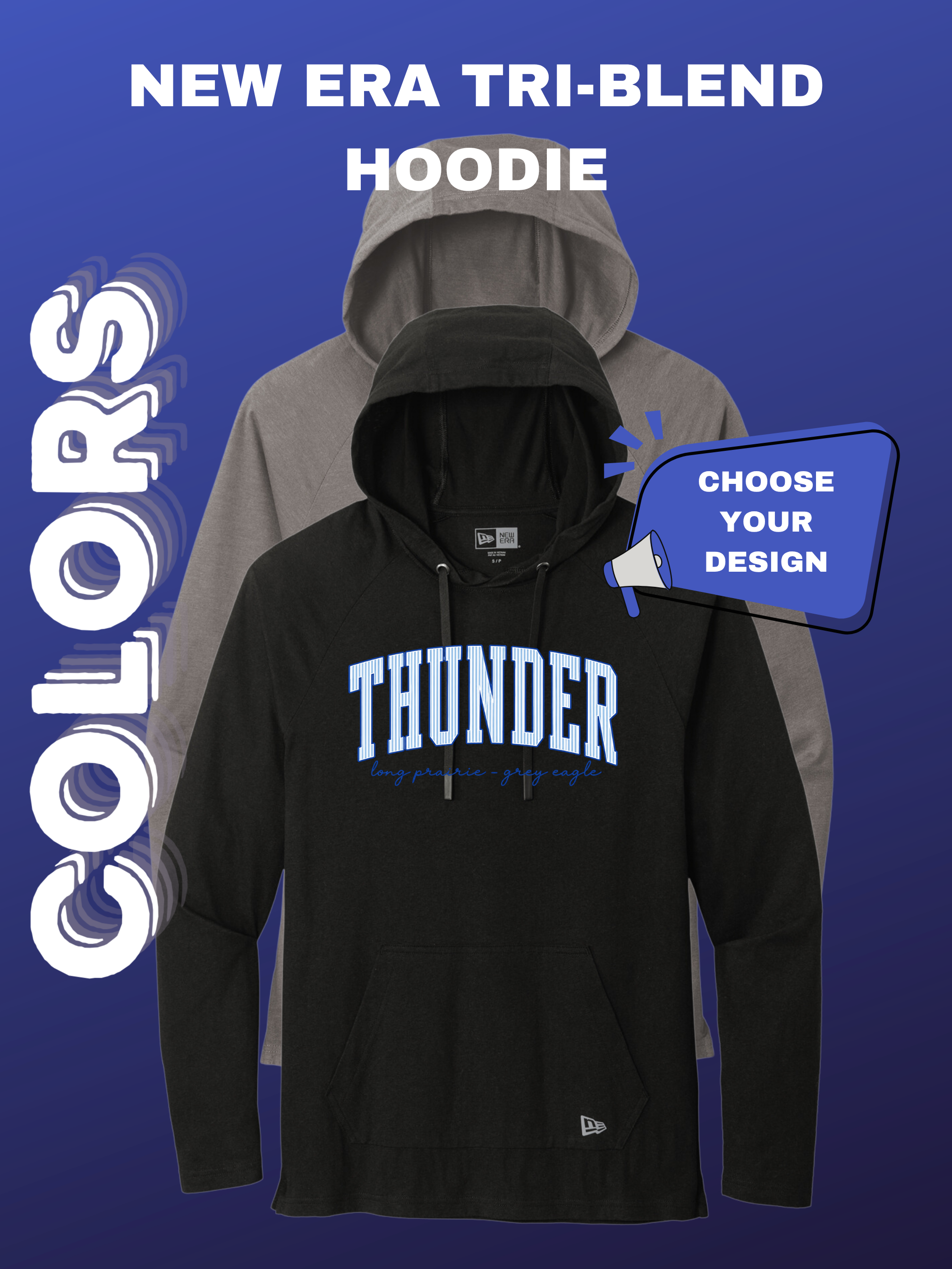 New Era Tri-Blend Hoodie