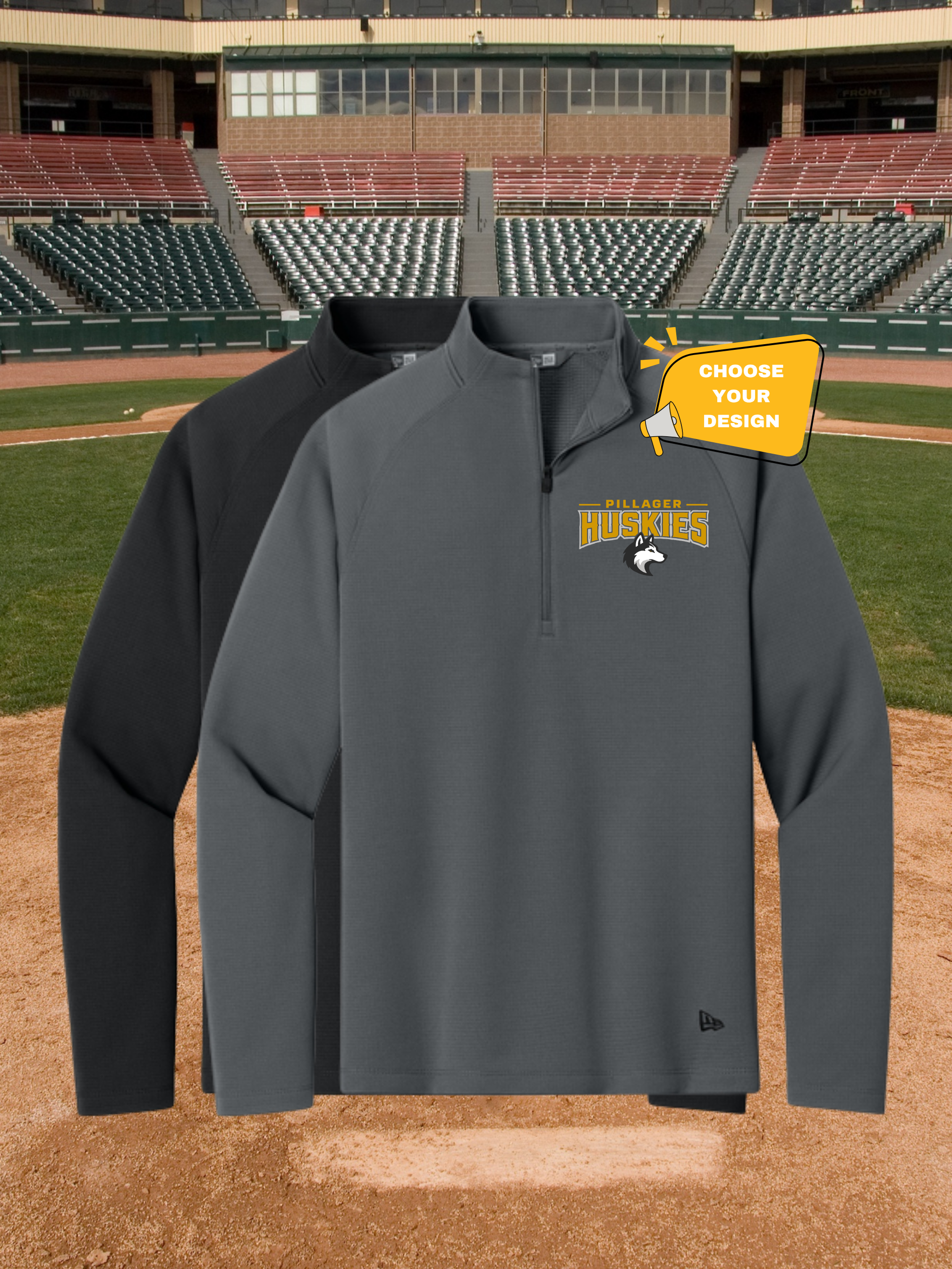 New Era Unisex 1/4 Zip