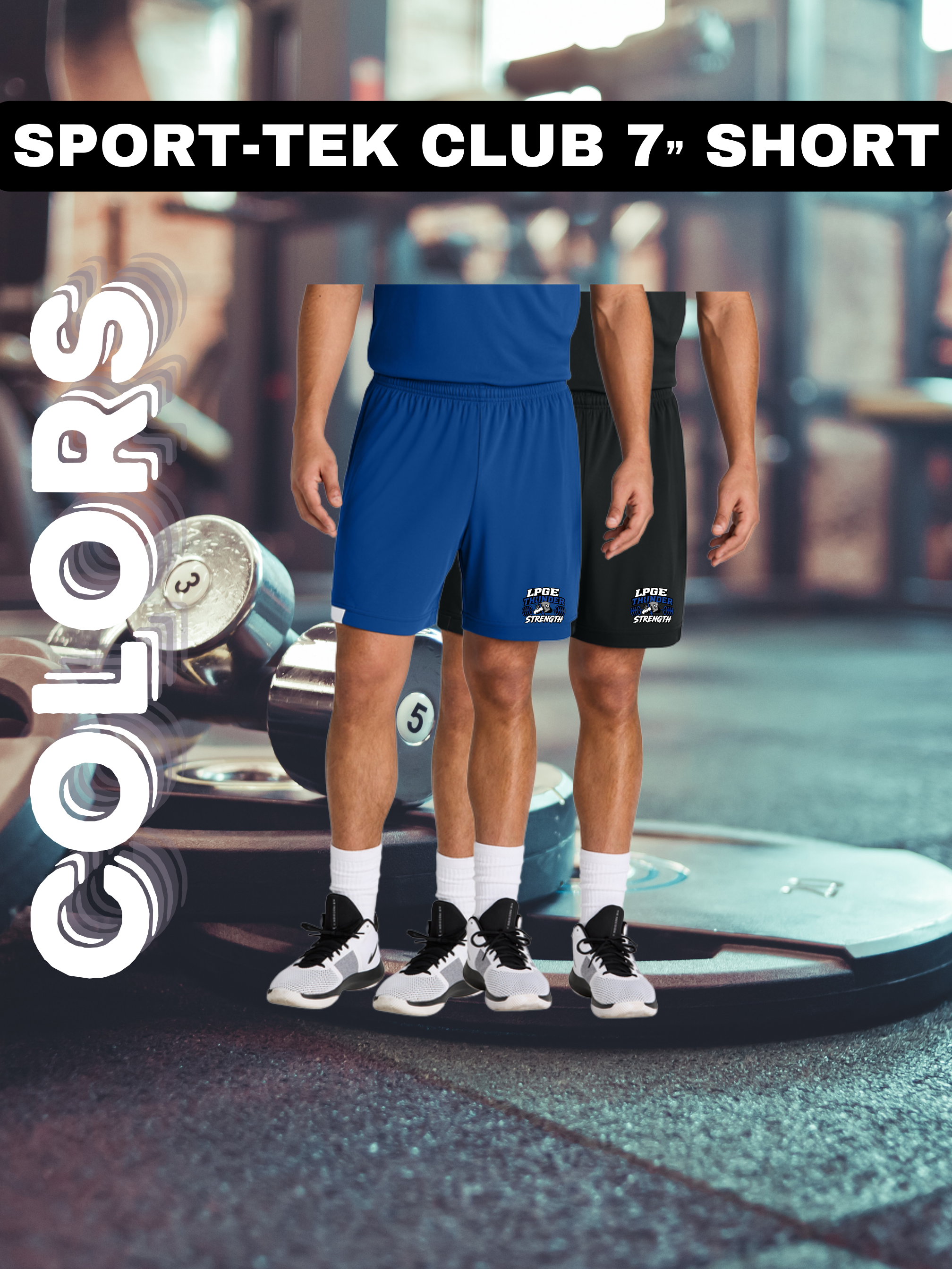 Thunder Strength Sport-tek Club 7" Short